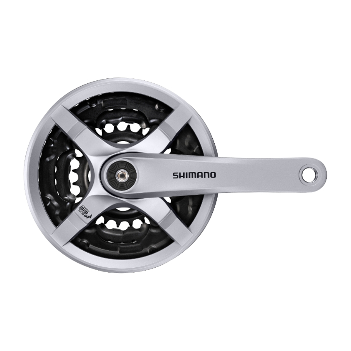 SHIMANO TOURNEY FC-TY501 Kurbel, 3 x 6-/7-/8-fach (42-34-24 Zähne)
