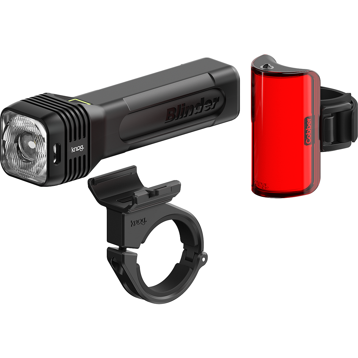 Blinder 120 Lux Front Light and Mid Cobber Rear Light Rechargeable Set
