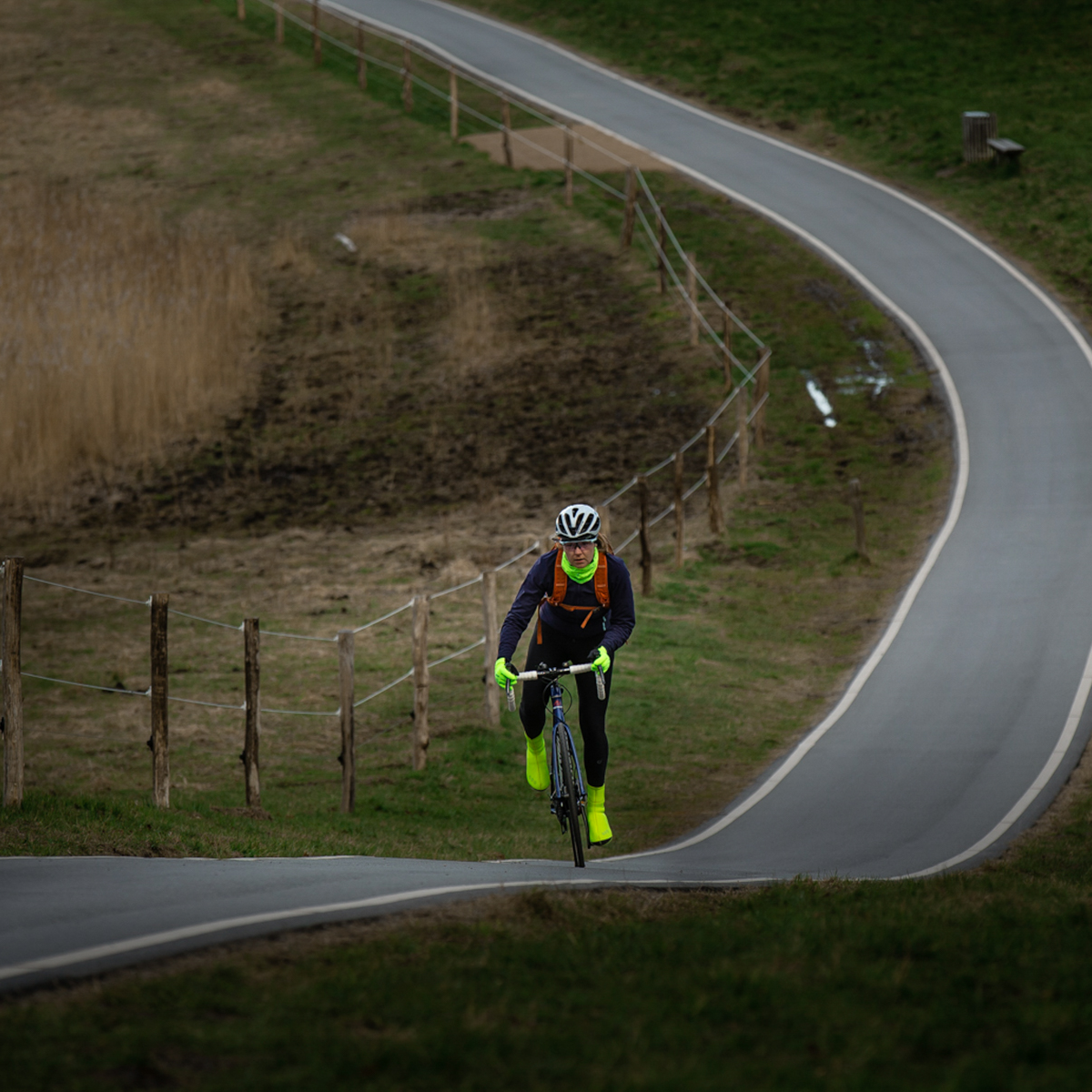 ARCTIC WATERPROOF HI-VIS WINTER SHOE COVER 01 Fahrrad Überschuhe