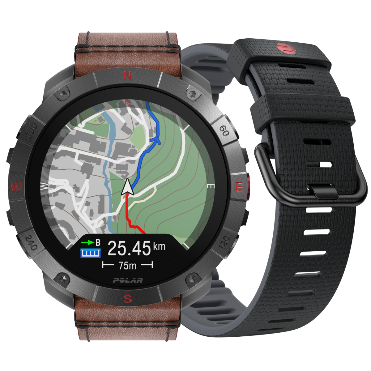 Polar Grit X2 Pro Titan GPS-Outdoor-Multisportuhr