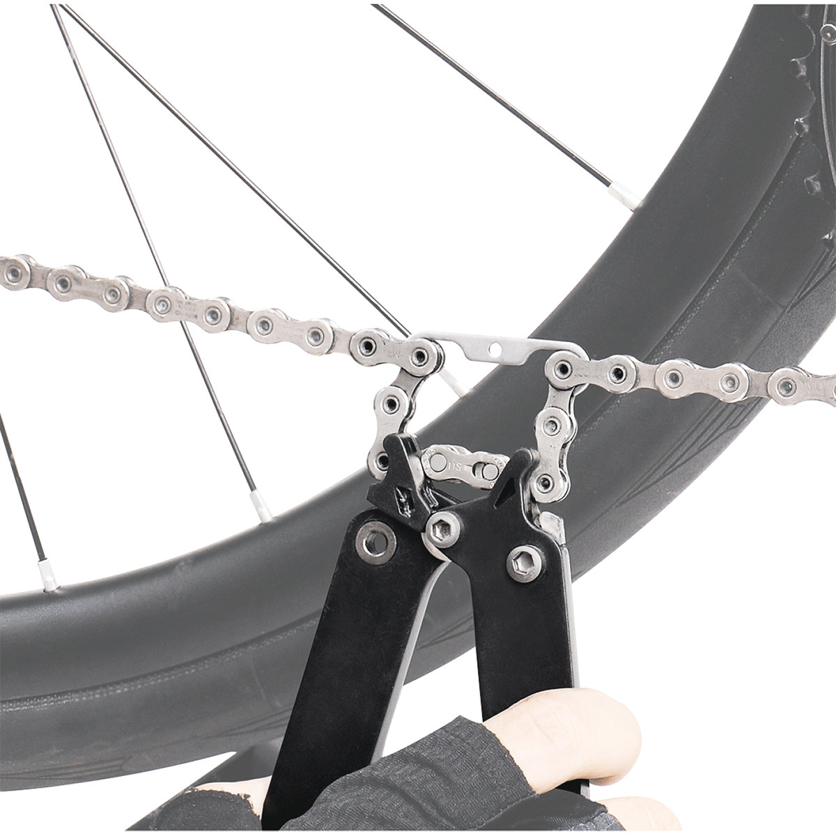 Topeak Power Lever X Reifenheber und Kettenschlosszange, Schwarz, One Size