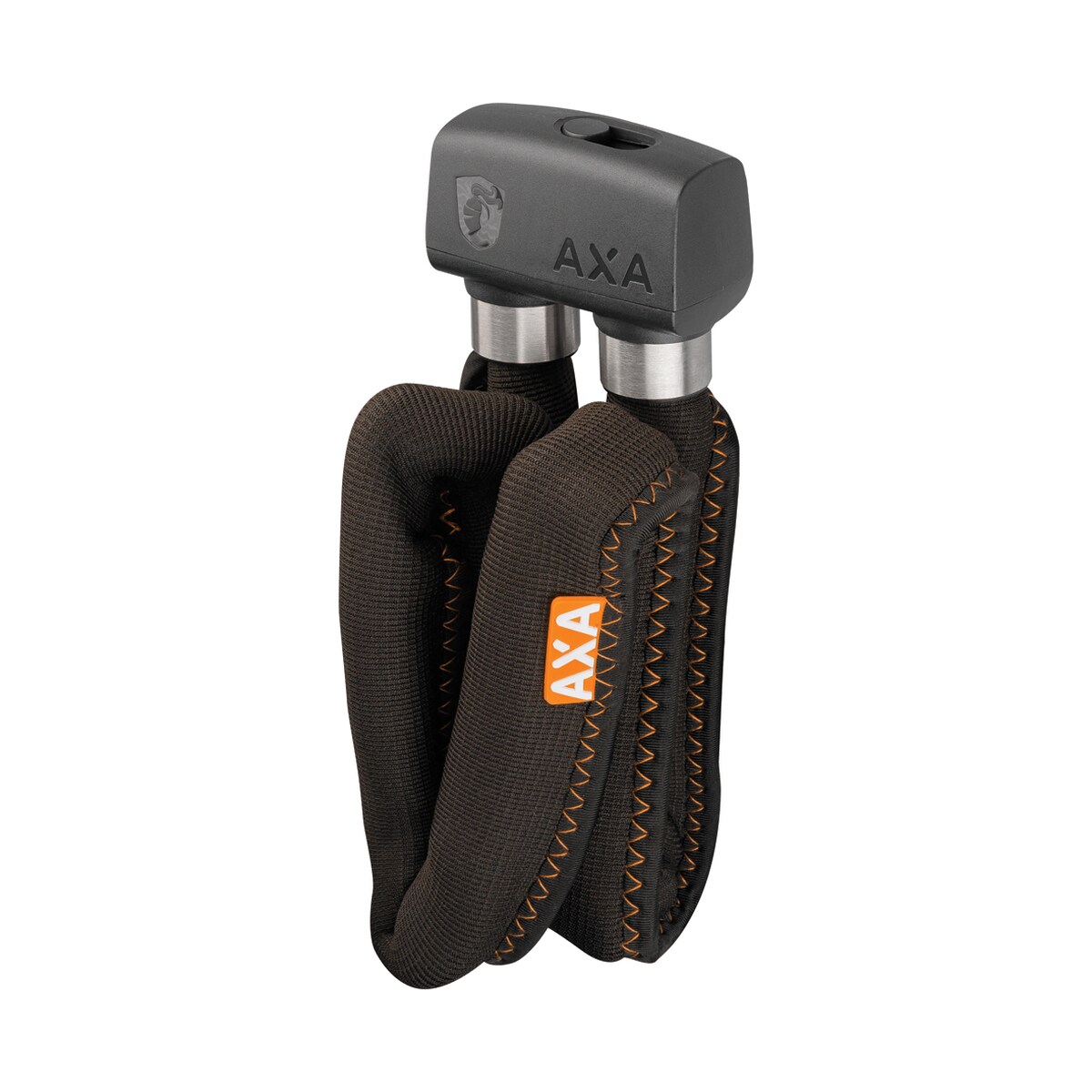 Antivols Pliable AXA Foldable 8-100 - 100 Cm, Maillons 8 Mm - Cadenas Vélo Pliable Avec Support - Sécurité Renforcée, Résistant Aux Intempéries