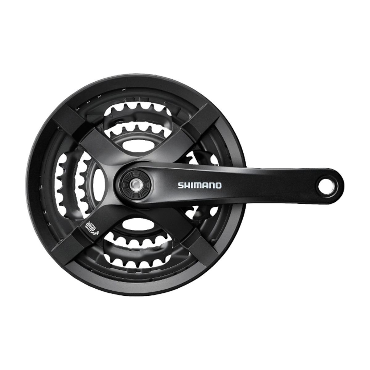 SHIMANO TOURNEY FC-TY501 Kurbel, 3 x 6-/7-/8-fach (48-38-28 Zähne)