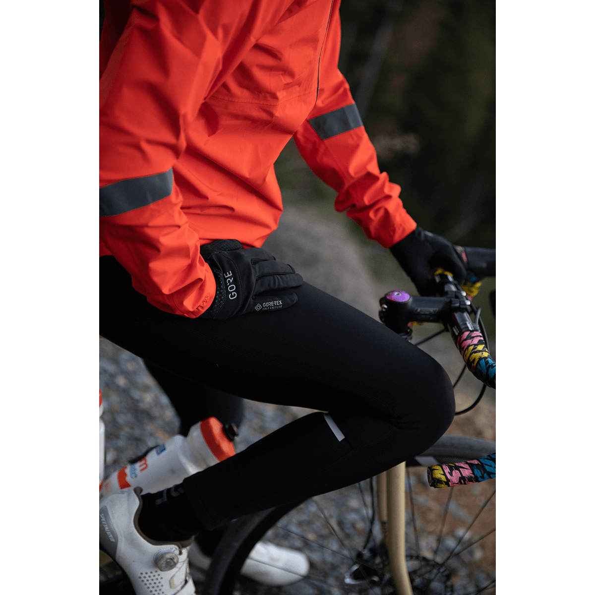 PROGRESS THERMO TIGHTS Damen lange Thermo Radhose