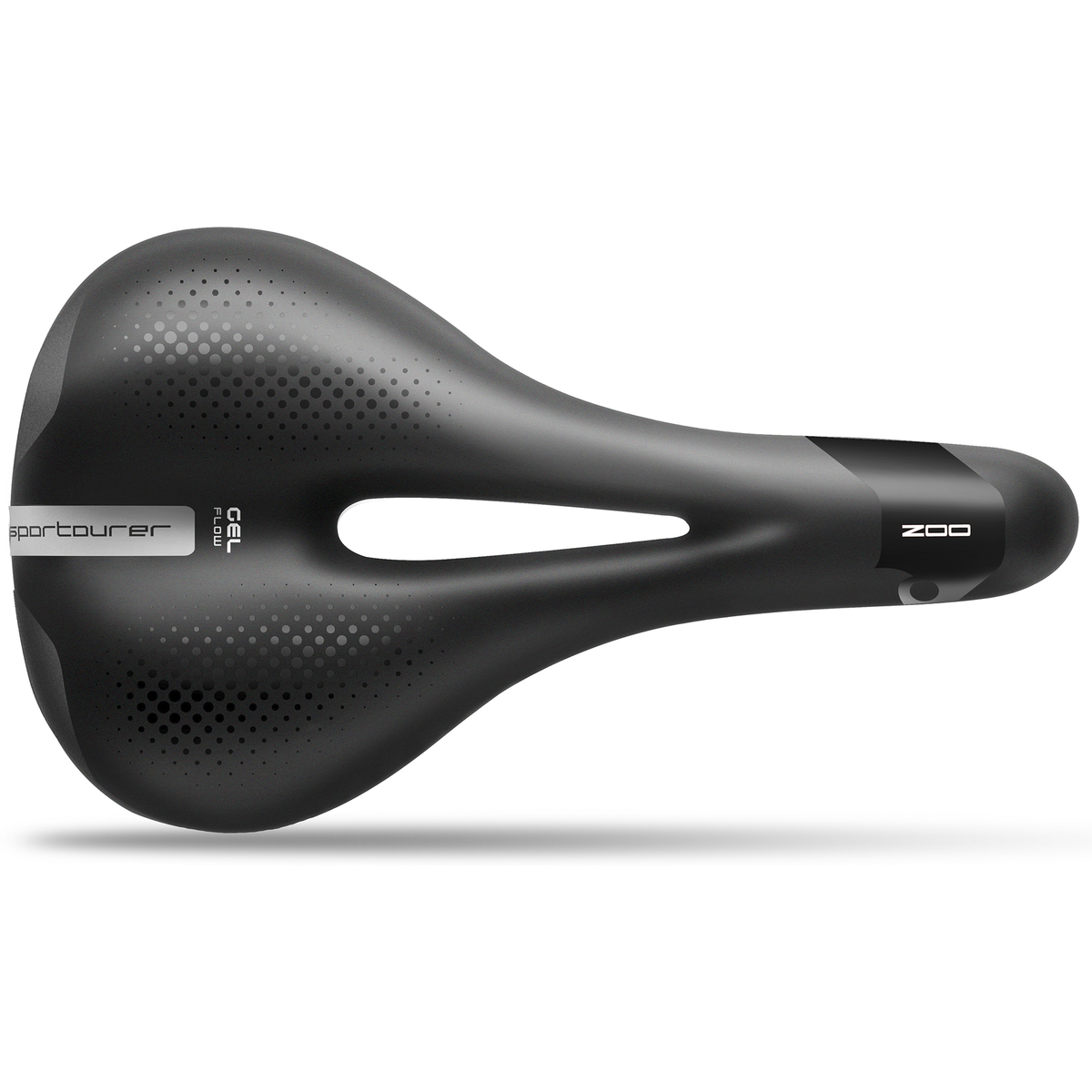 ZOO Gel Flow Hi-Viz Saddle