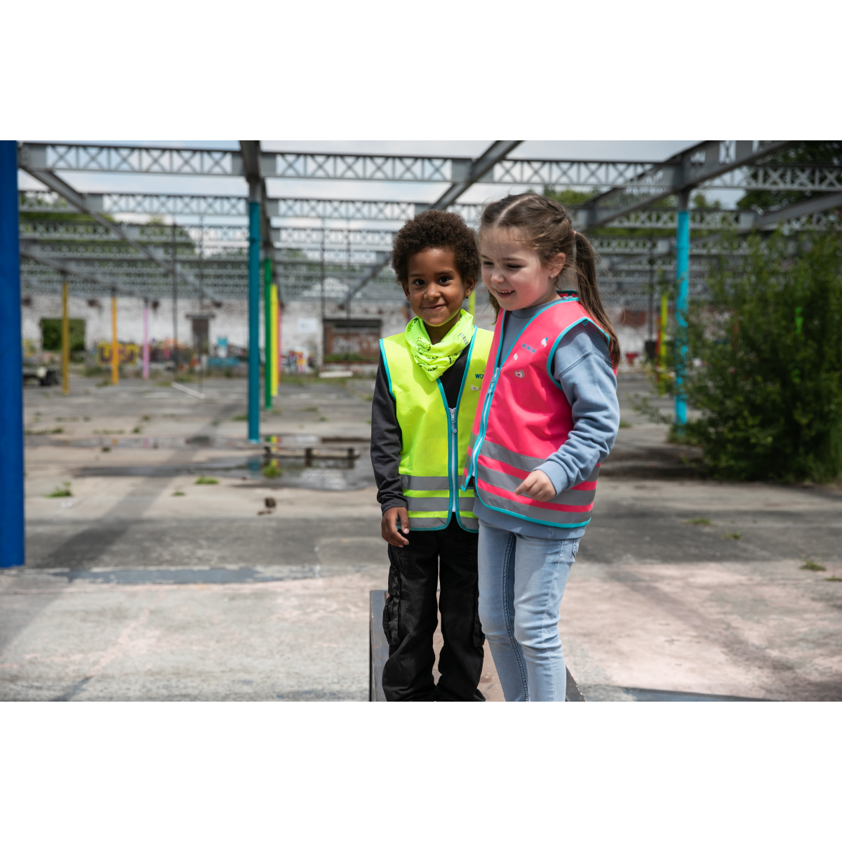 CRAZY MONSTER JACKET Reflective Kids Vest