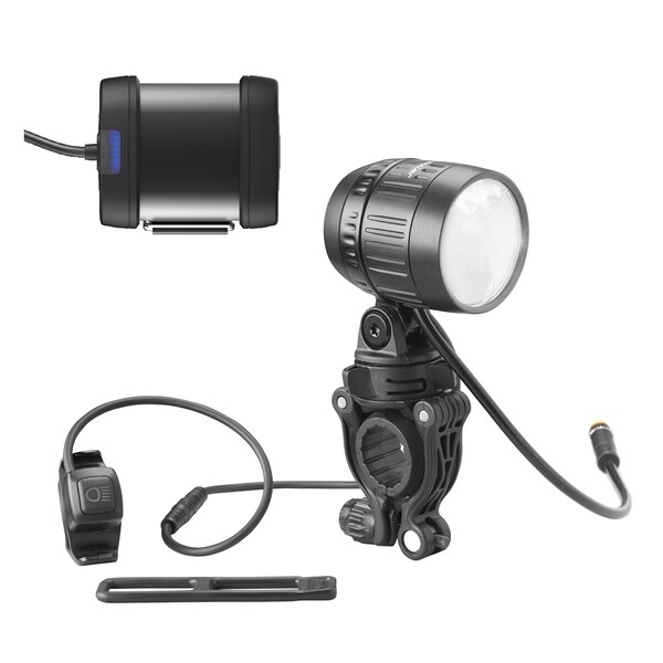 IQ-XM Speed Battery-Powered Front Light with High Beam Function