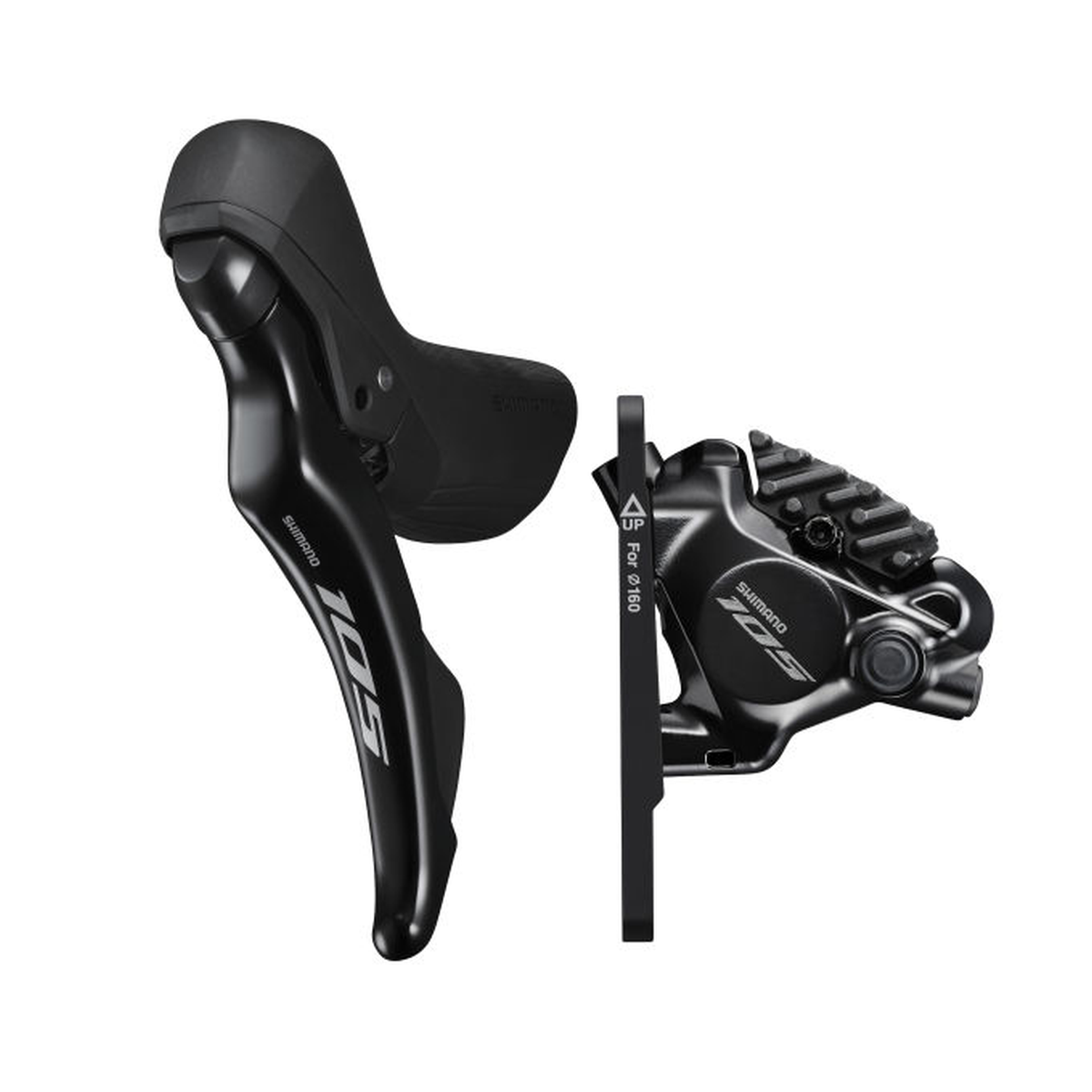 SHIMANO 105 ST-R7120 Brems-/Schalthebelkombination 2 x 12-fach mit BR-R7170 Scheibenbremse (vorne oder hinten)