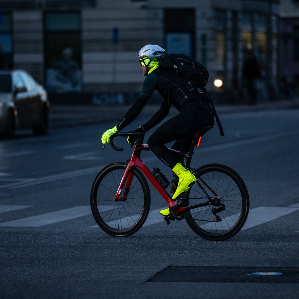 RIDE WATERPROOF HI-VIS SHOE COVER 01 Überschuhe