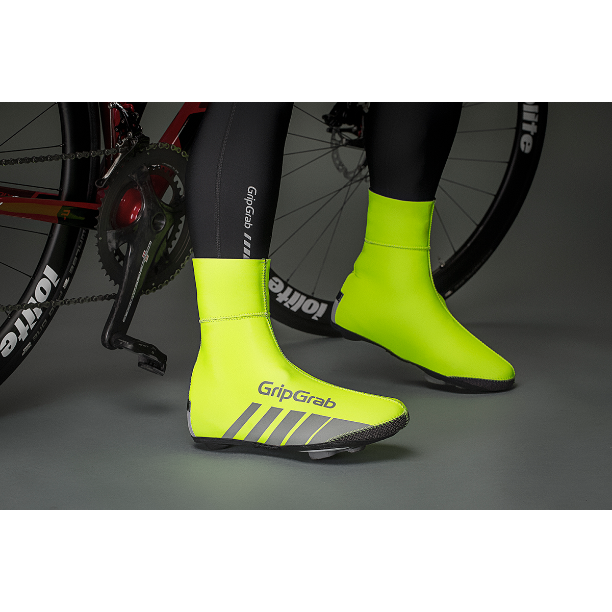 RACE THERMO HI-VIS Fahrradüberschuhe