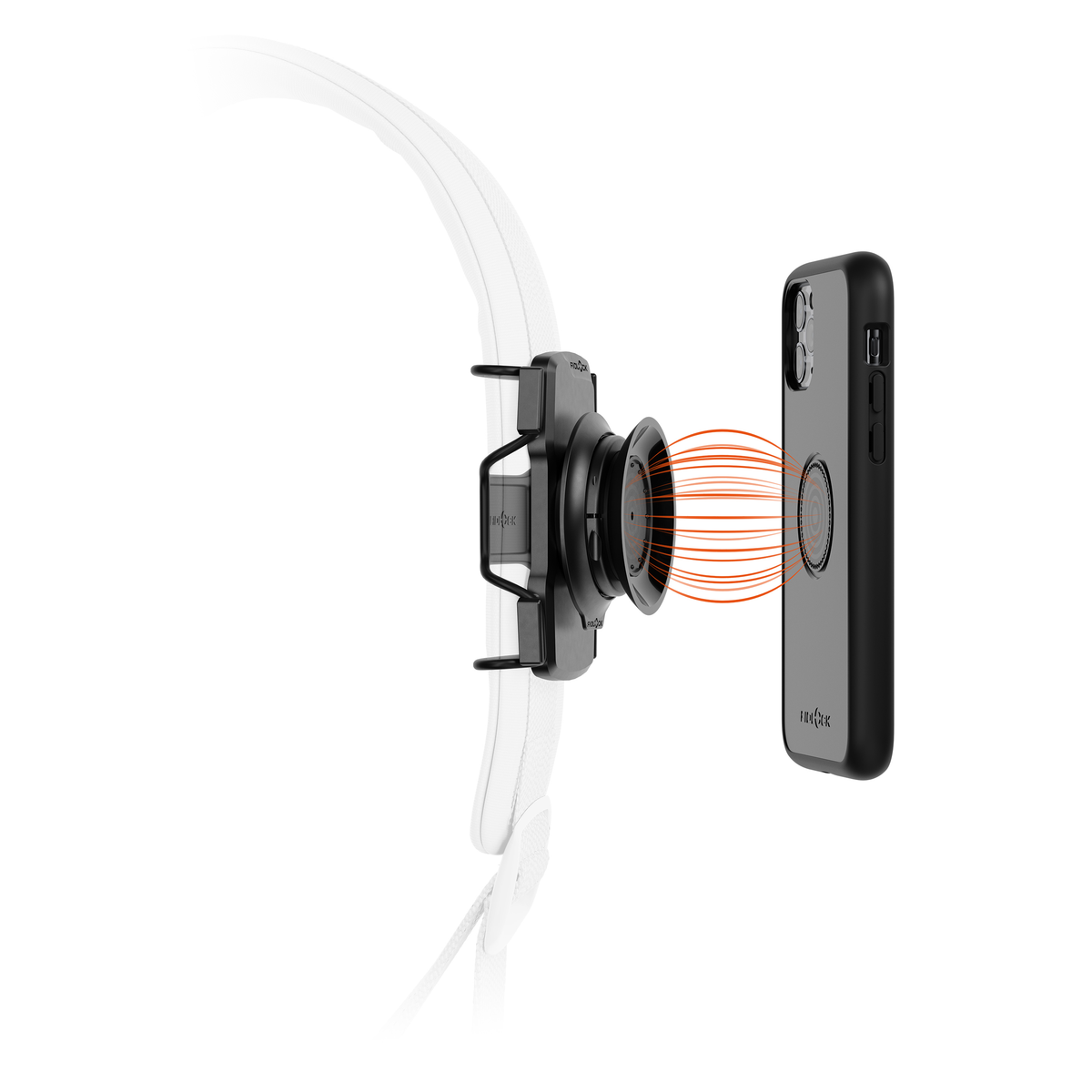 VACUUM tex base Set Smartphone Holder for Backpack Straps