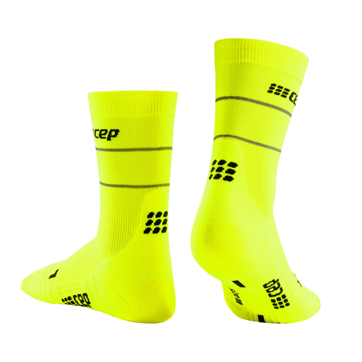 REFLECTIVE COMPRESSION SOCKS MID CUT Compression Socks