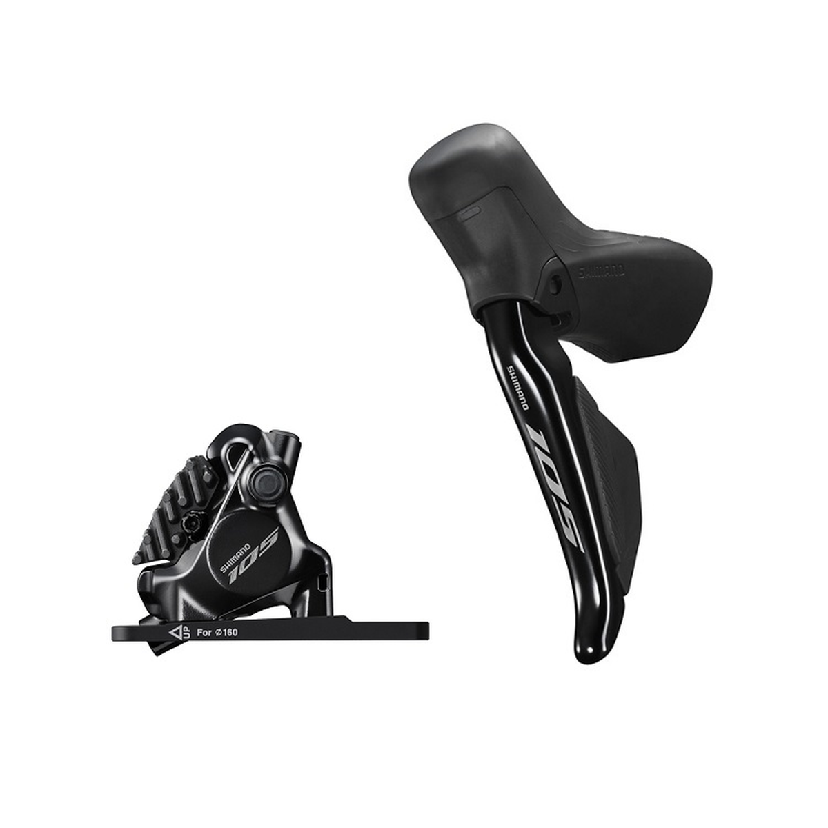 105 Di2 ST-R7170-L STI Brake/Shift Lever Combination Front Wheel with BR-R7170 Disc Brake J-Kit Direct