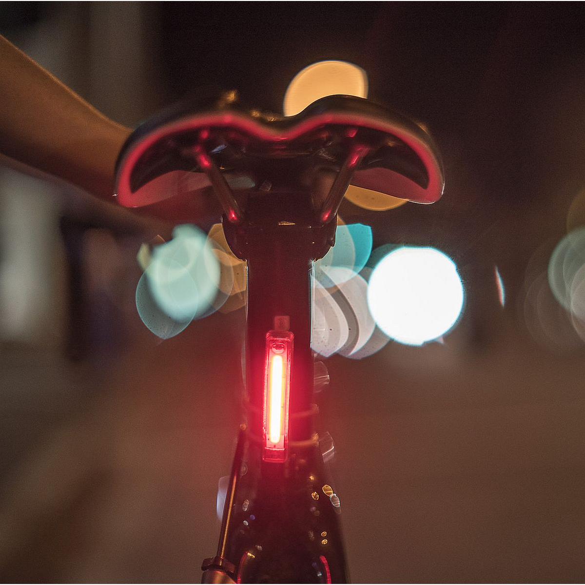 Blinder 80 Lux Front Light and Plus Rear Light Rechargeable Set
