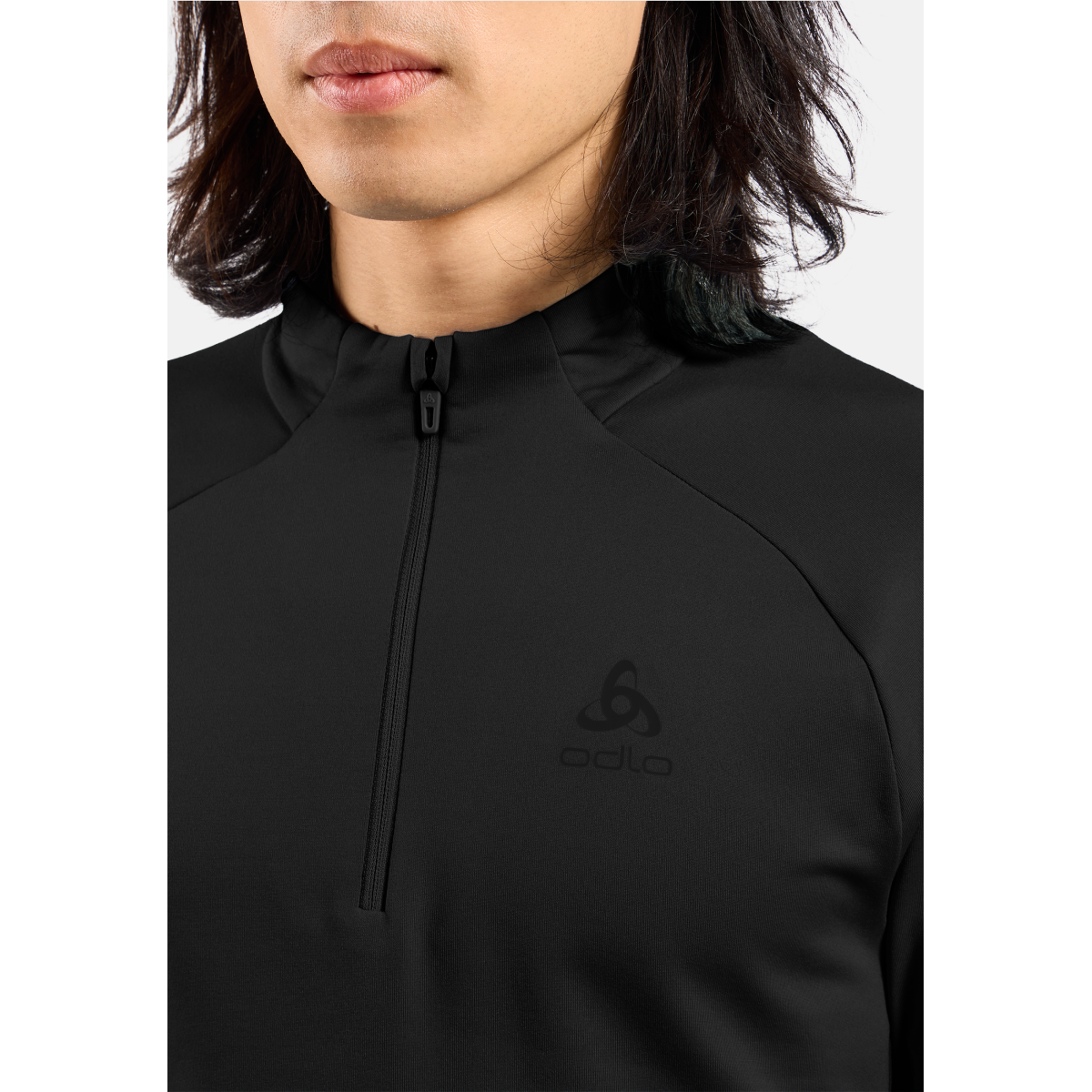 ESSENTIAL LIGHT Mid Layer 1/2 zip Long Sleeve Bike Shirt
