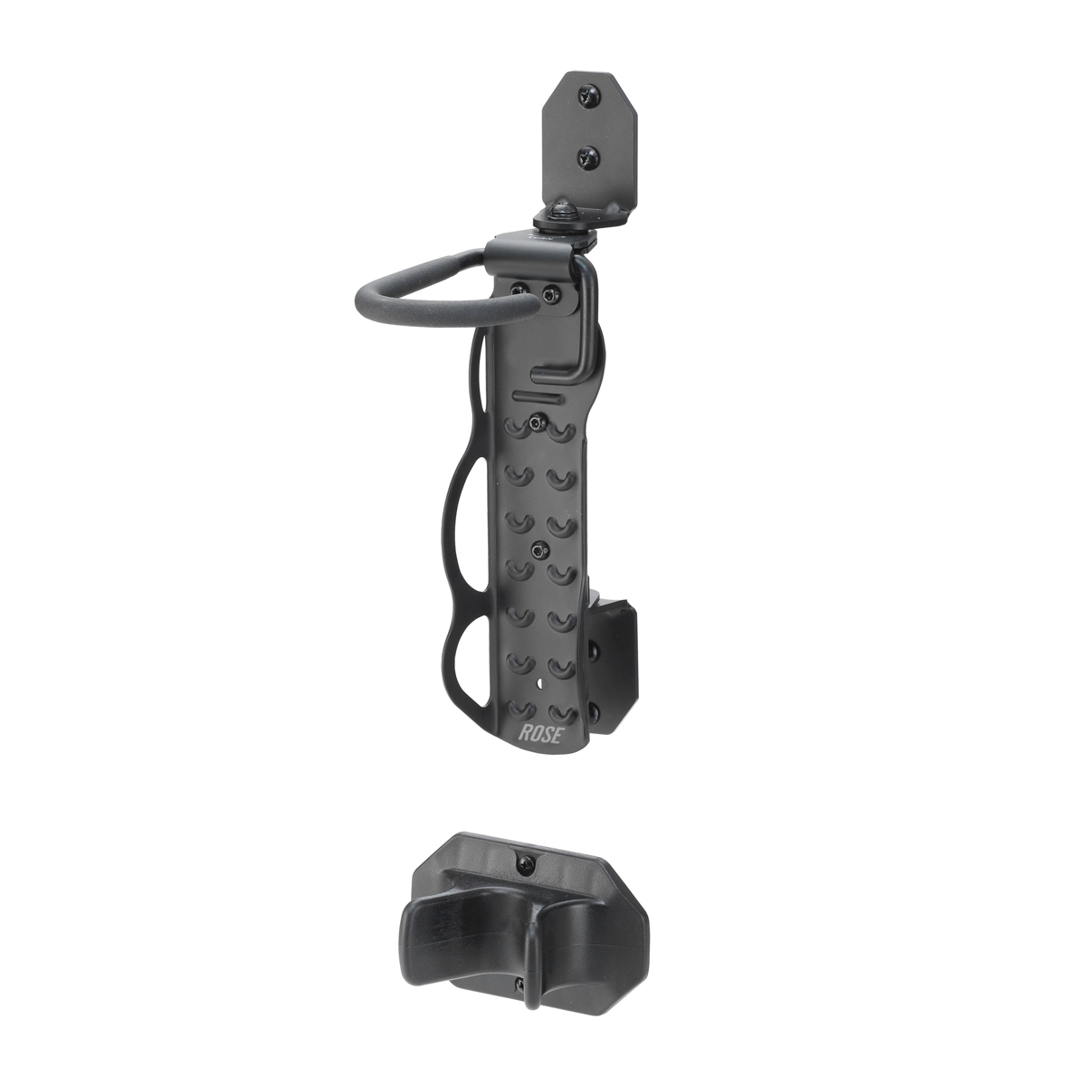 Hook-In Vario Wall Mount Bike Rack Foldable and Swivelling