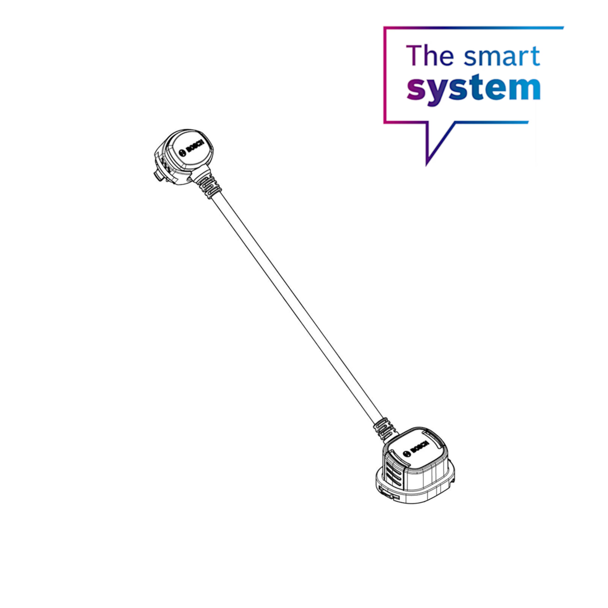 PowerMore kabel voor Range Extender 250 mm, kabelgeleiding richting accuhouder (BCH3923)