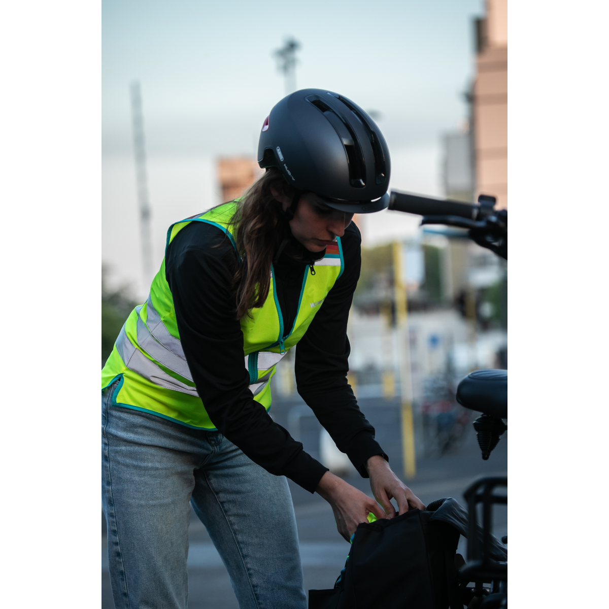 LUCY JACKET YELLOW gilet réfléchissant femme