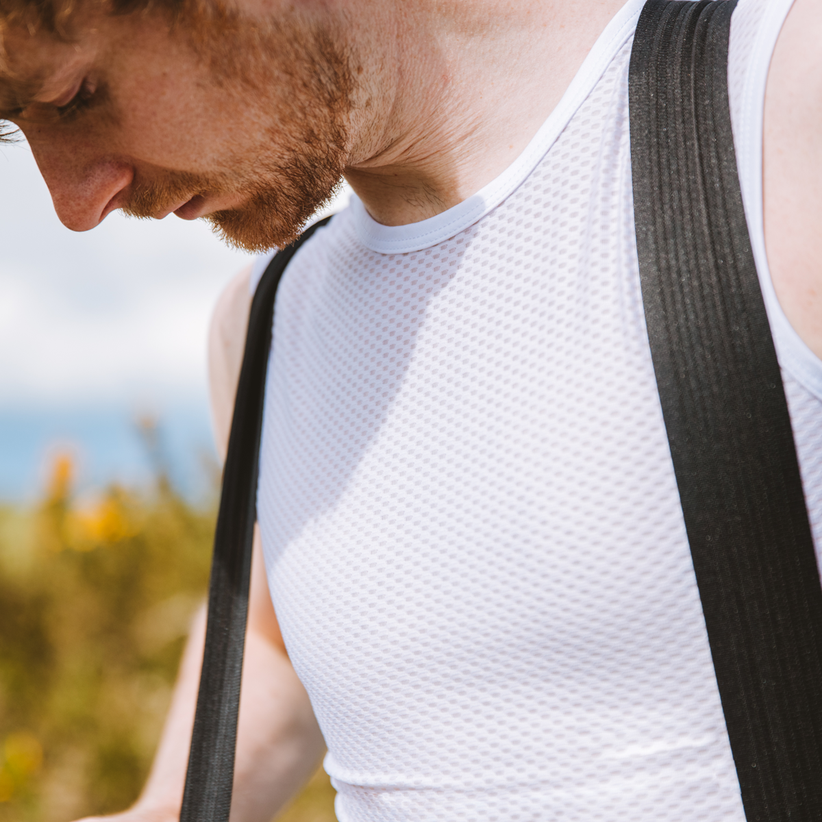 ULTRALIGHT SLEEVELESS MESH BASELAYER maillot de corps technique