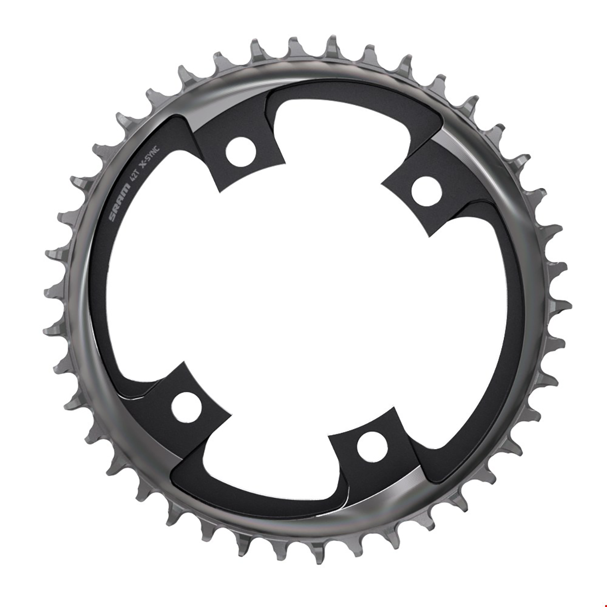 X-SYNC™ Road 1x12 Chainring, 107 BCD, Grey, RED®
