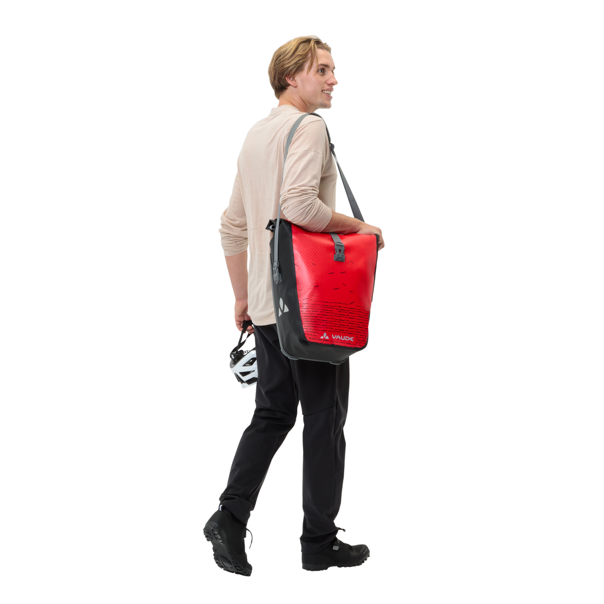 Aqua Back Print Single fietstas