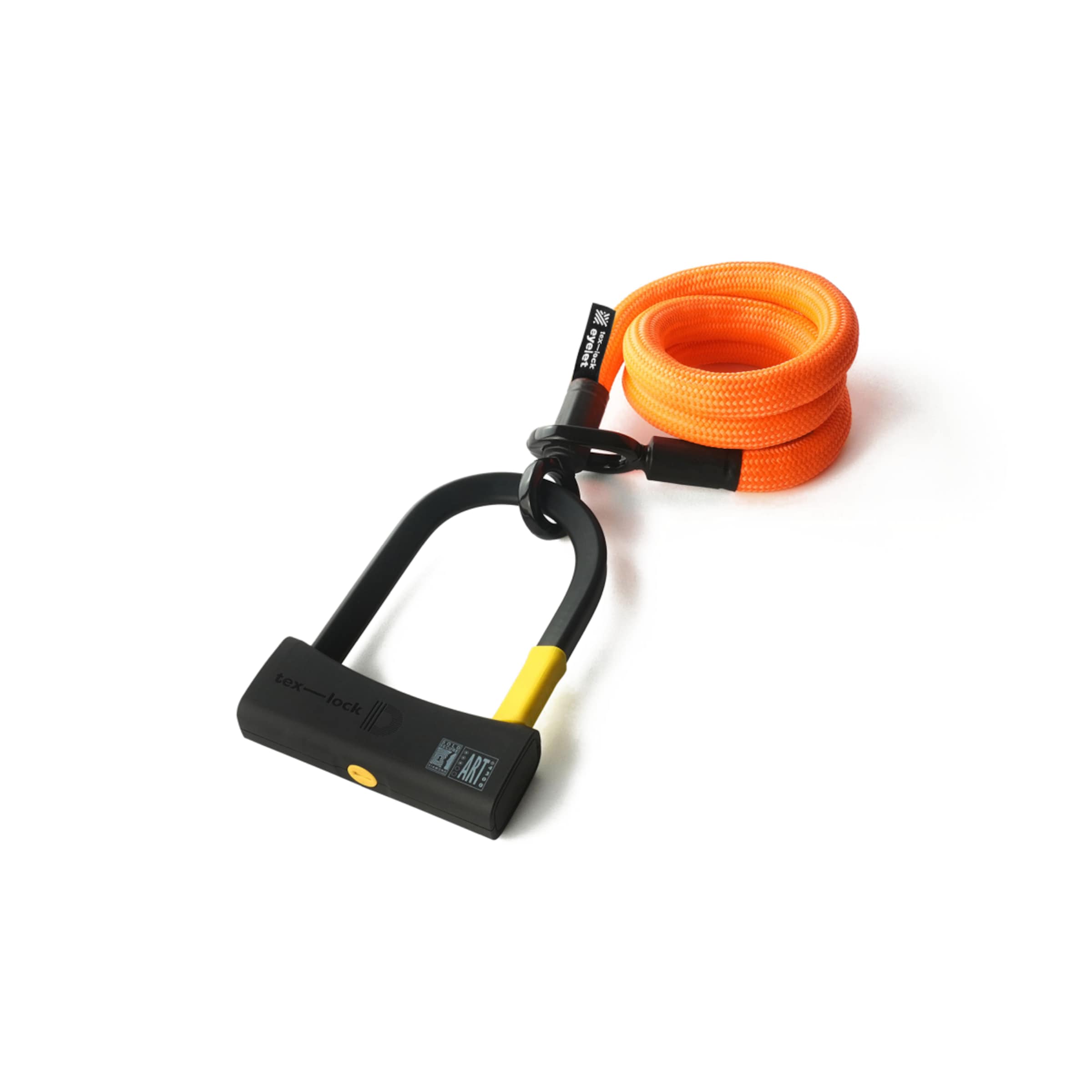 Eyelet D-lock Bundle Textile Lock Chain with U-lock