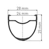 G 1800 Spline® db 25 roue avant de gravel à dynamo 28"/700C (12x100mm)