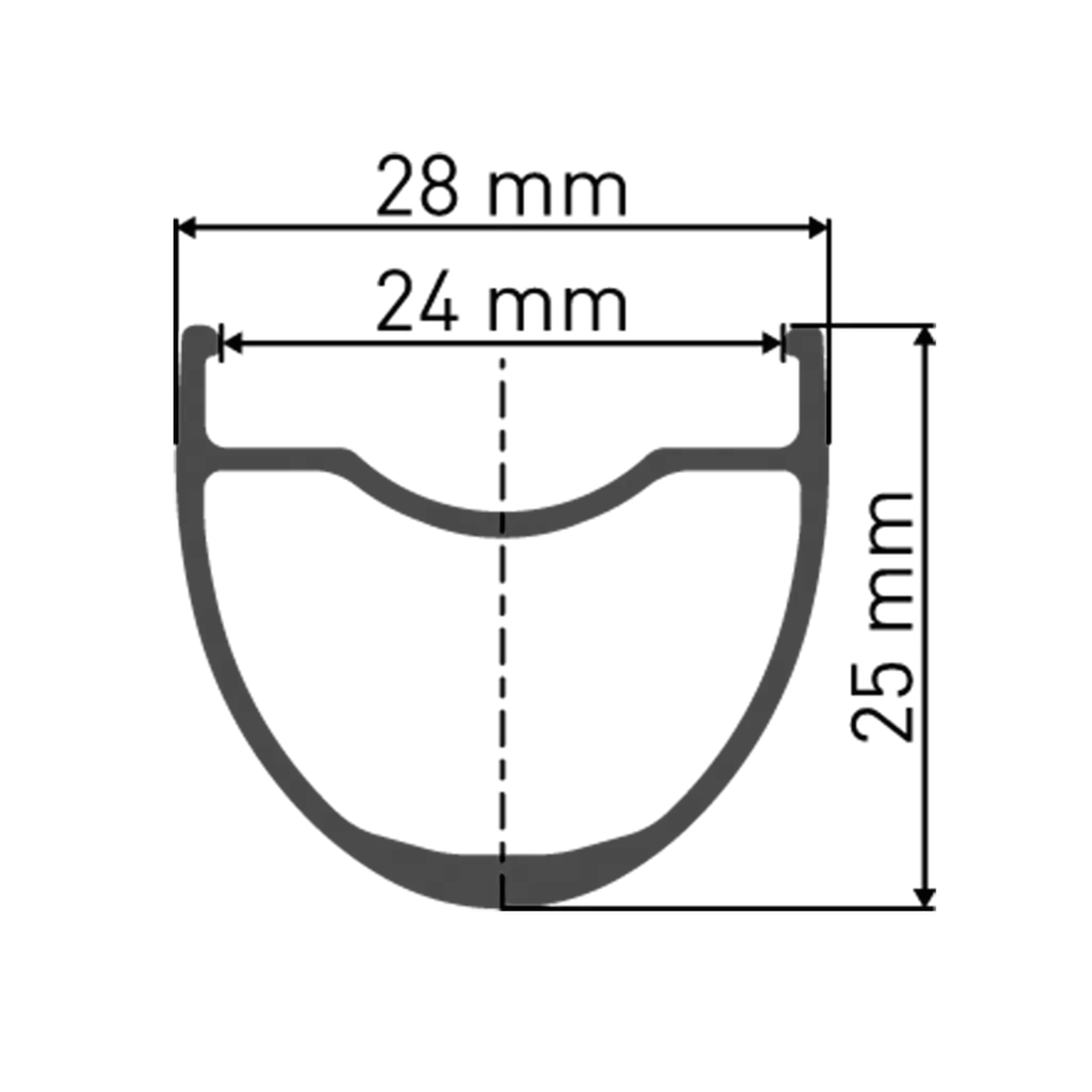 G 1800 Spline® db 25 Dynamo Gravel Front Wheel 28"/700C (12x100 mm)