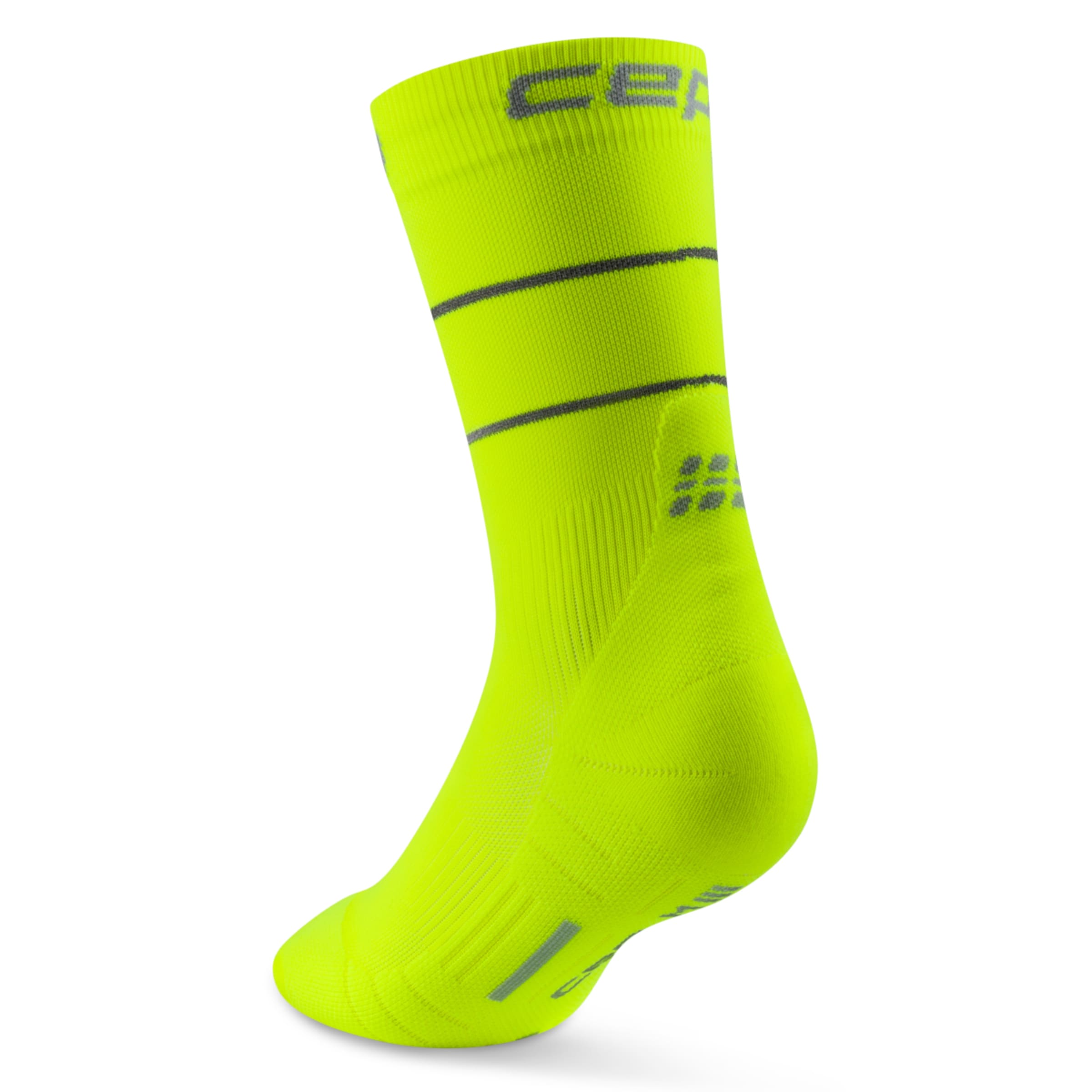 PRO RUN REFLECTIVE COMPRESSION SOCKS MID CUT 2.0 compressiesokken