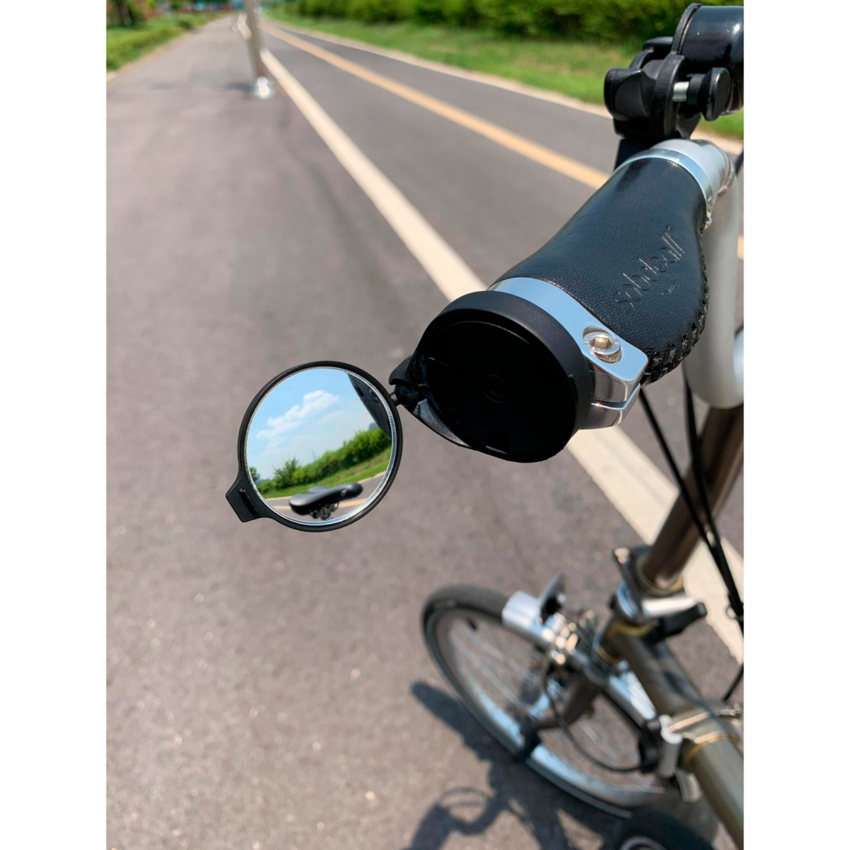 The beam top bike mirror