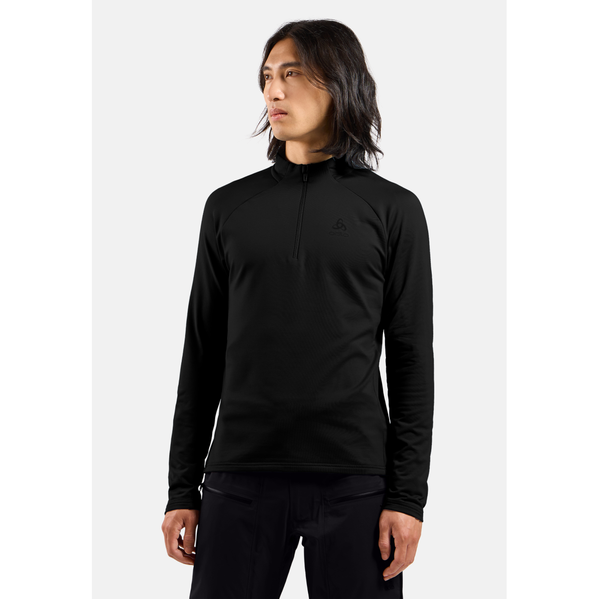 ESSENTIAL LIGHT Mid Layer 1/2 zip Long Sleeve Bike Shirt