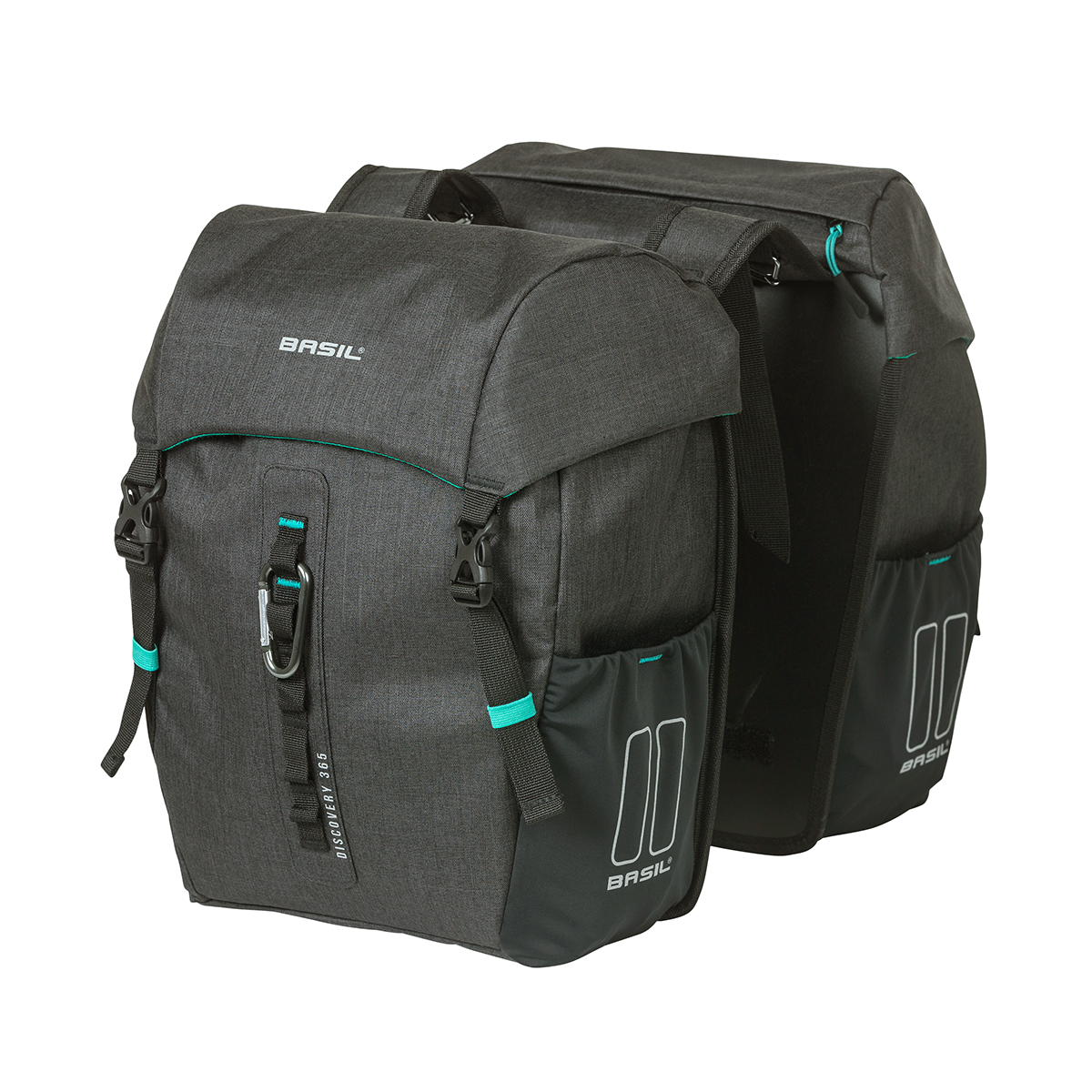 BASIL DISCOVERY 365D DOUBLE BAG M Doppel-Gepäckträgertasche