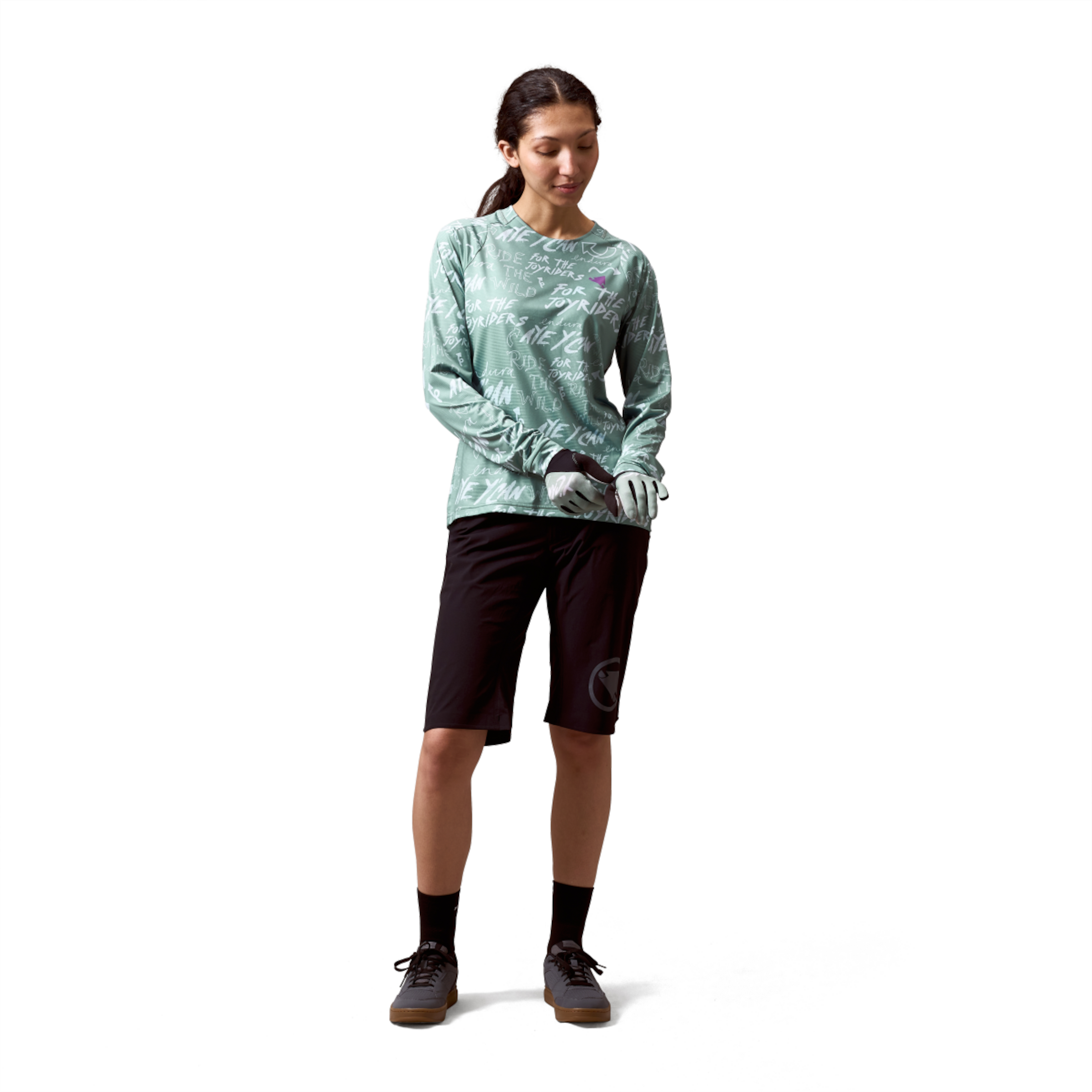 WOMEN'S SINGLETRACK L/S PRINT TEE t-shirt de vtt à manches longues femme