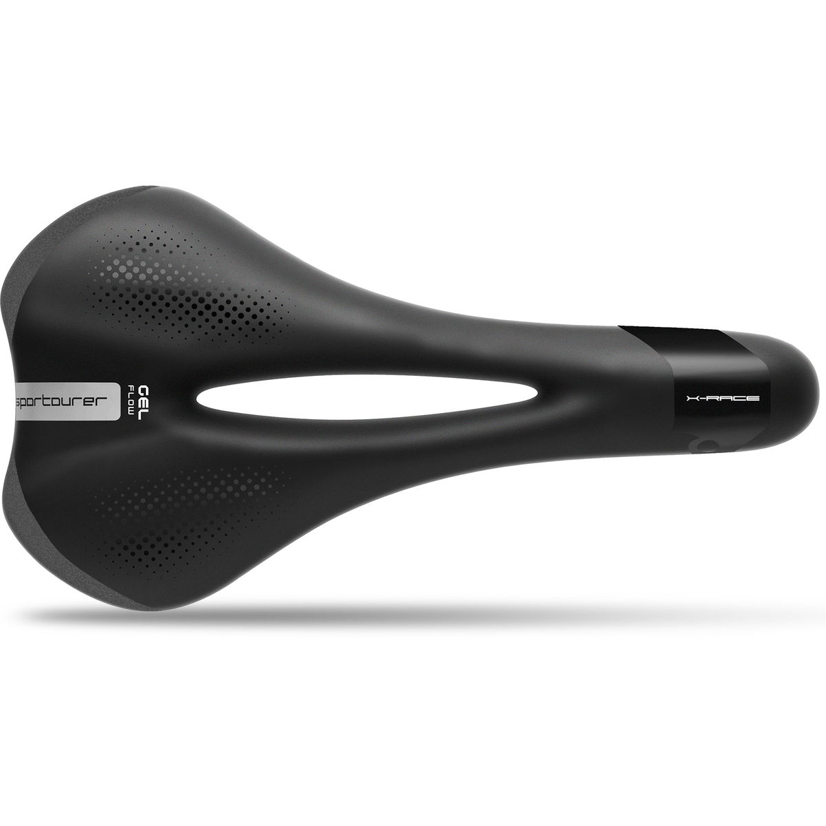 X-Race Gel Flow Hi-Viz Saddle