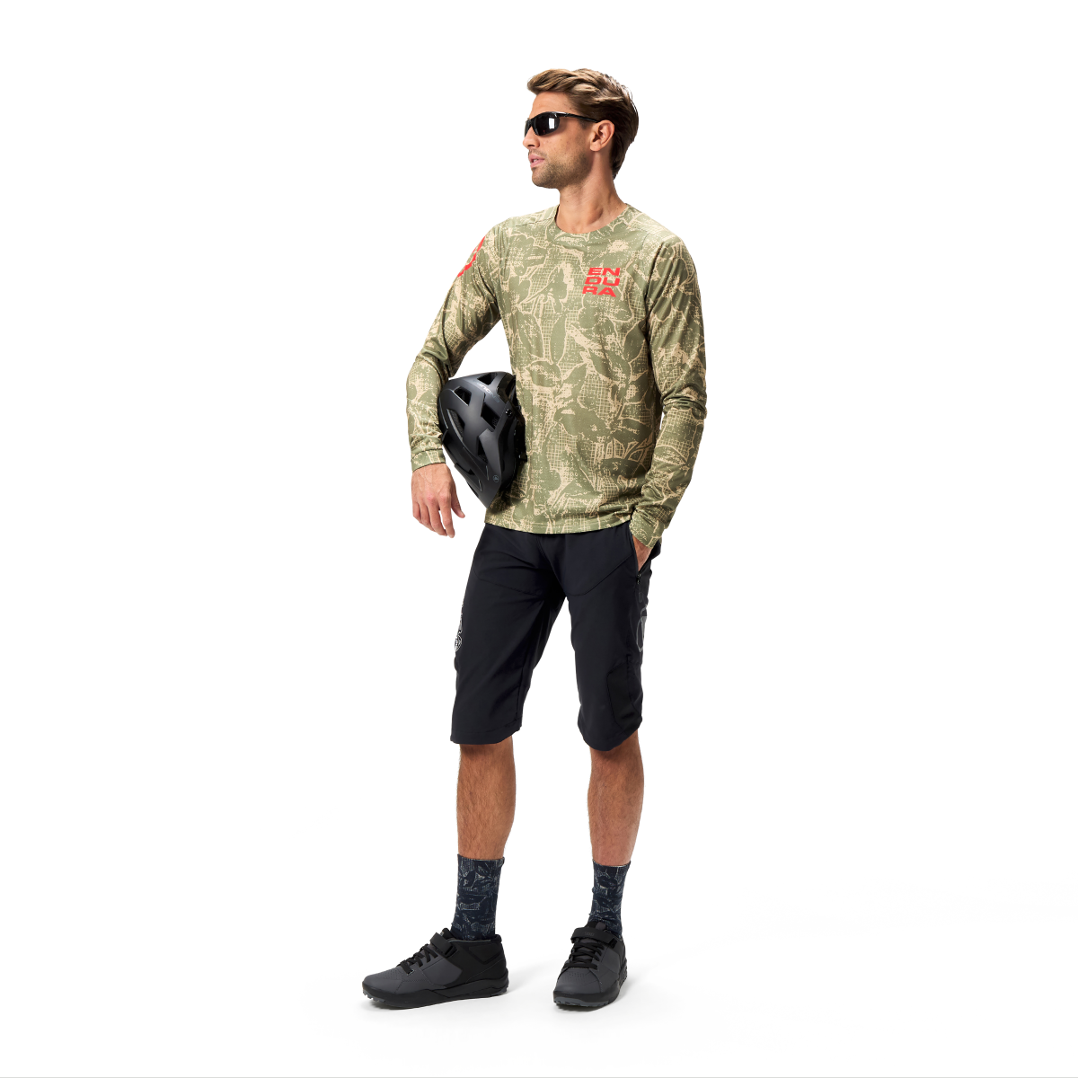 LTD PRINTED L/S TEE Long-sleeved MTB Jersey