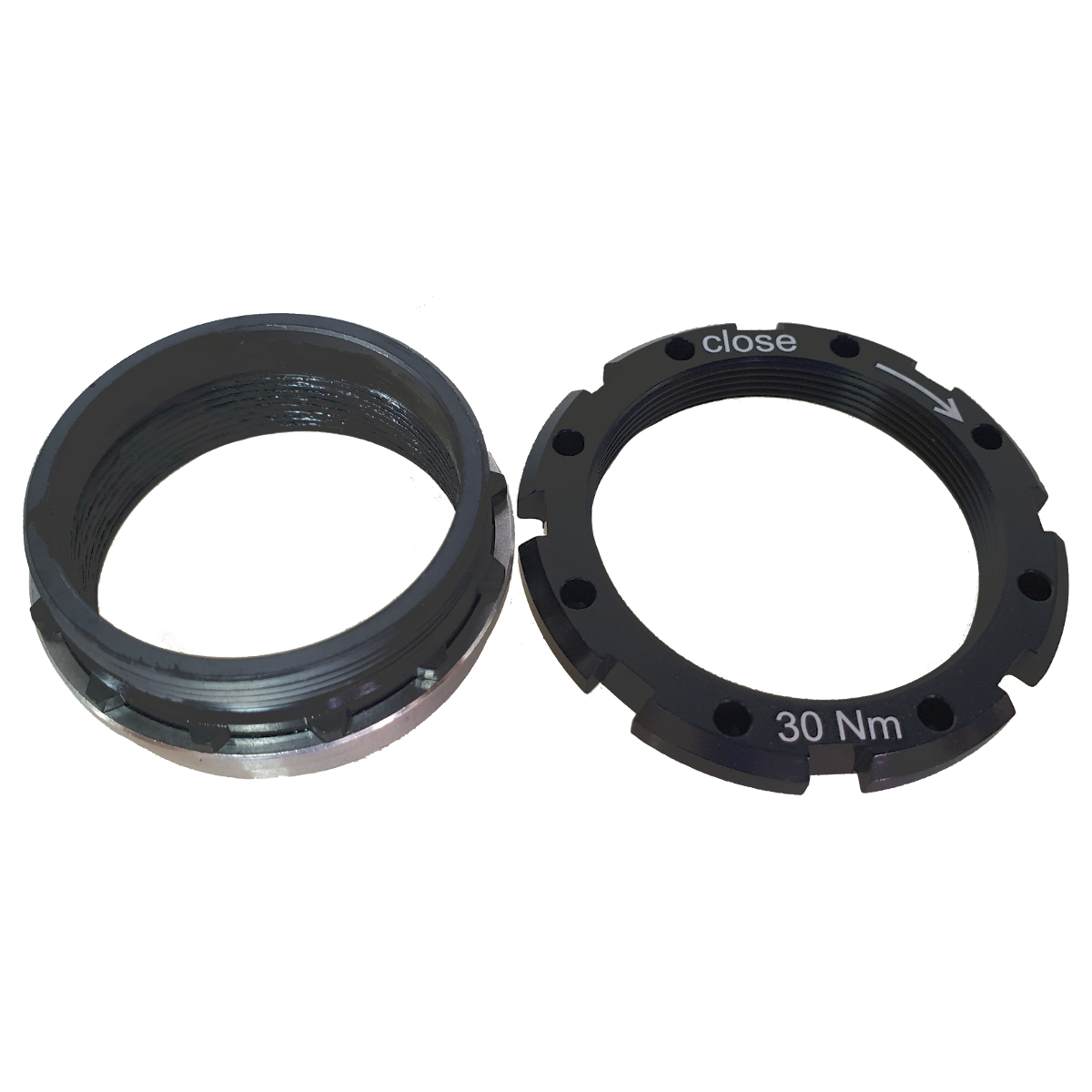 L splined tandwieladapter met borgring voor speedhub