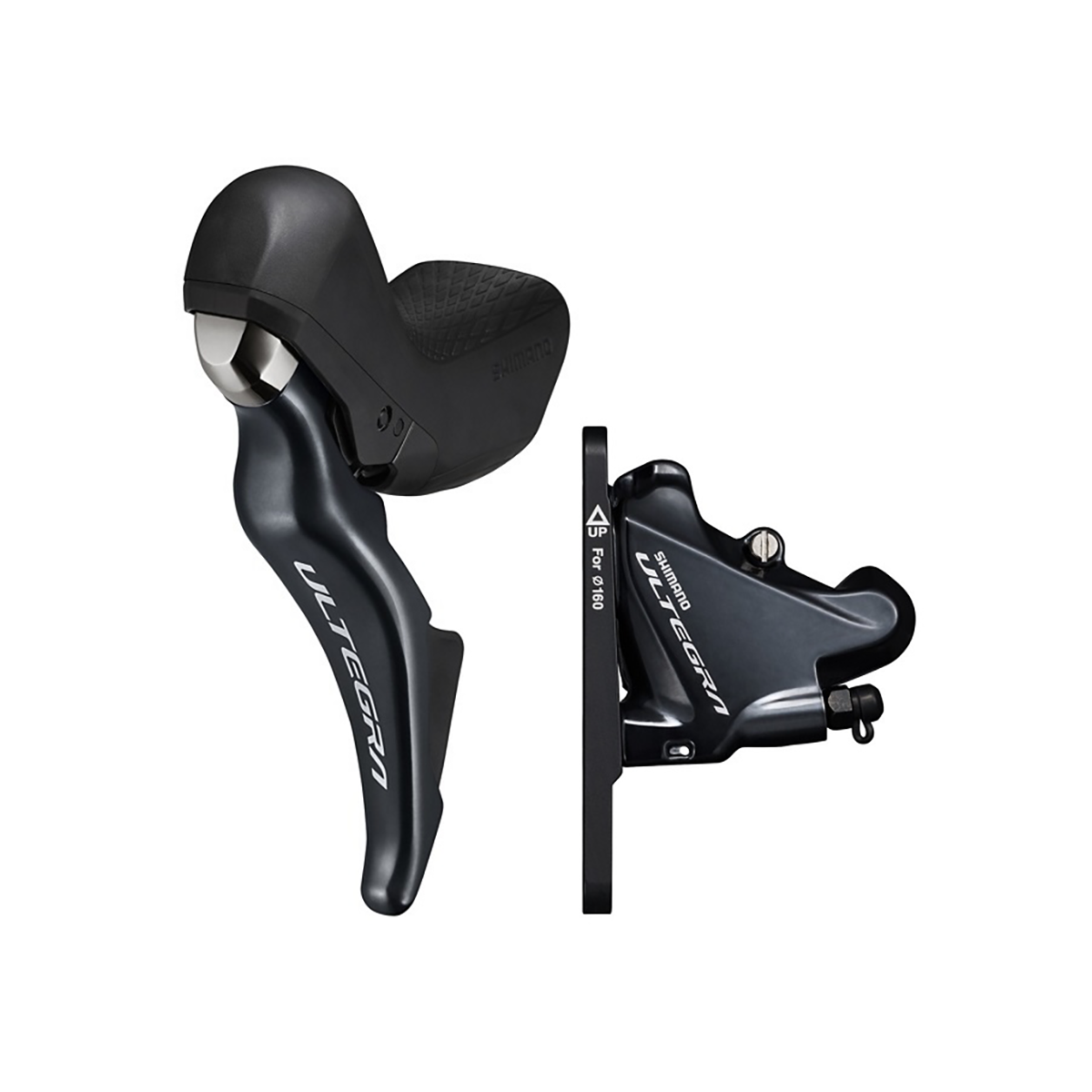 Ultegra ST-R8025 Brake/Shift Lever Combination 2x11 Speed with BR-R8070 Disc Brake Caliper Front or Rear (for Small Hands)