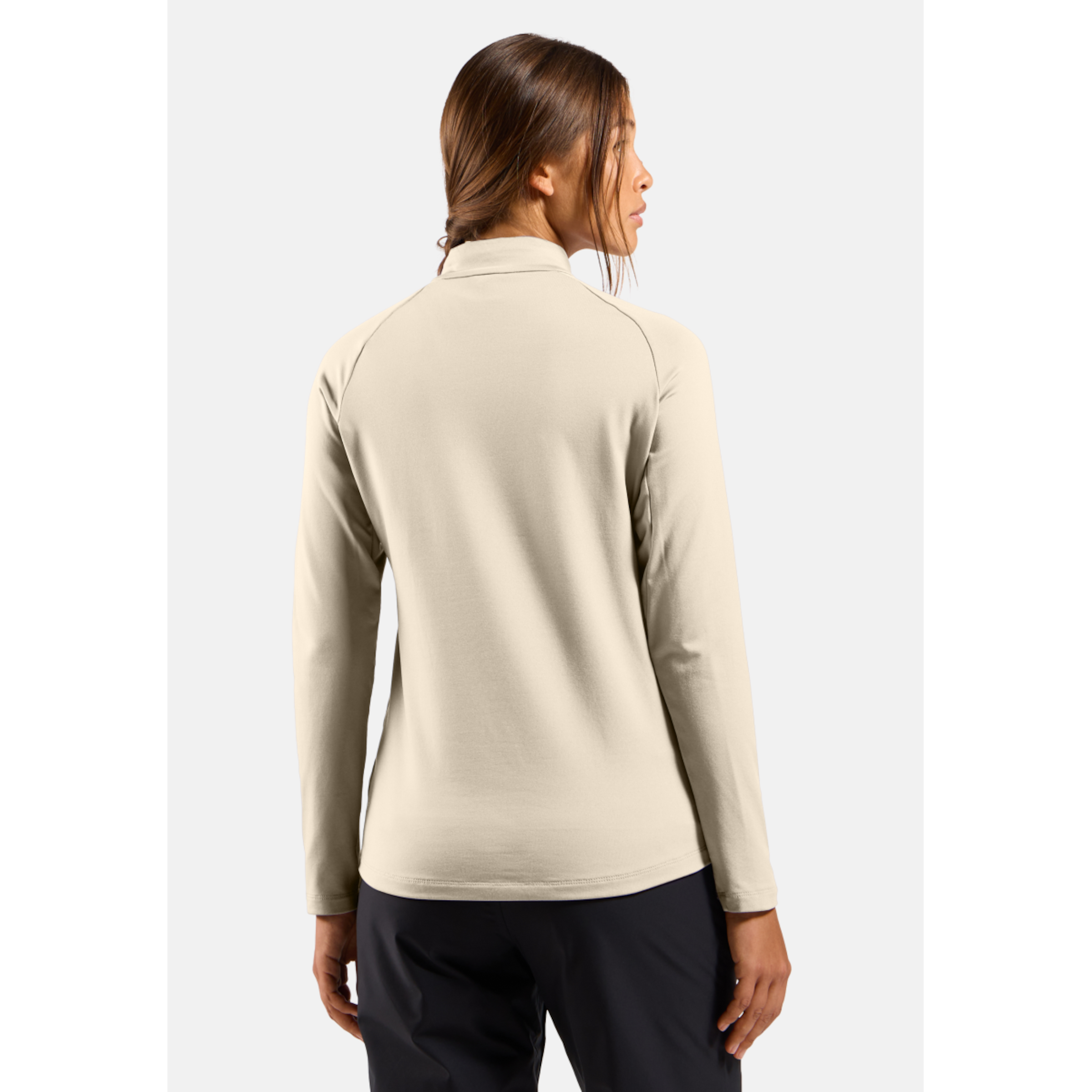 ESSENTIAL LIGHT Mid Layer 1/2 zip bikeshirt dames lange mouw