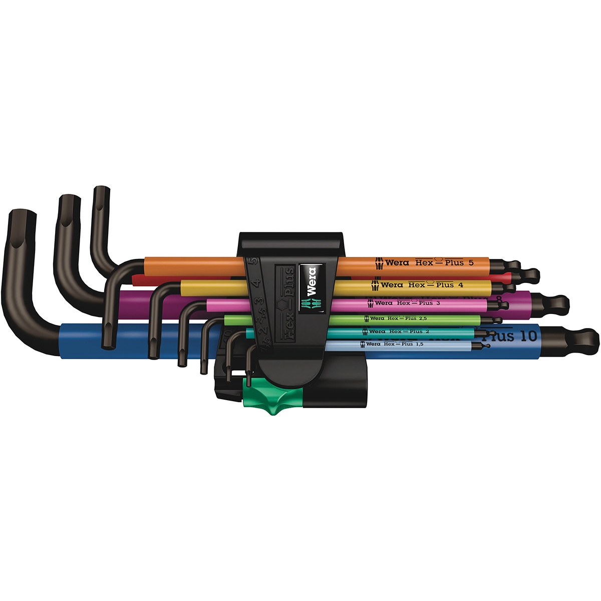 Hex-Plus Multicolor 1 L-shaped Hex Wrench Set BlackLaser