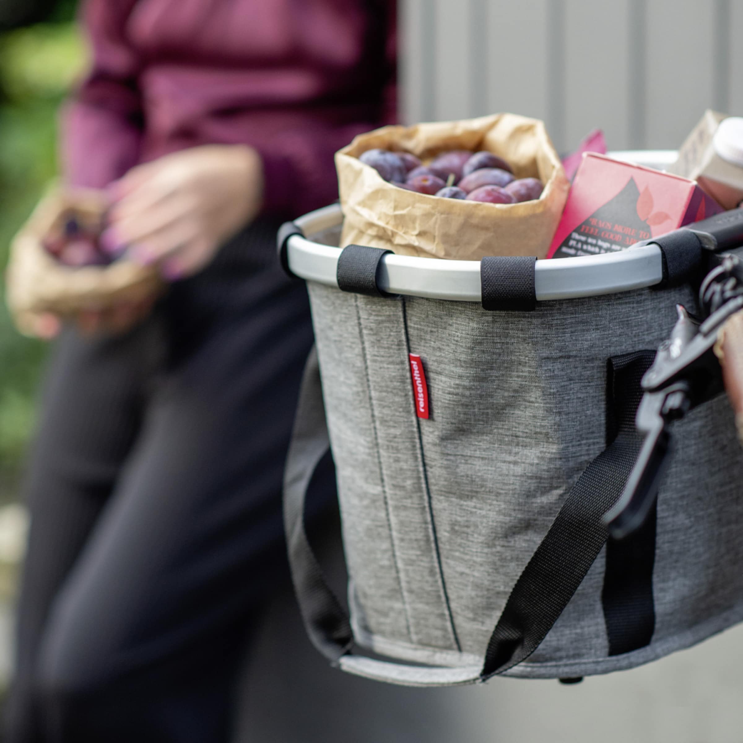 BIKEBASKET stuurtas met KLICKFIX adapterplaat