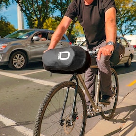 Fietstas 11 liter met universele bevestiging voor AEROE bagagedrager