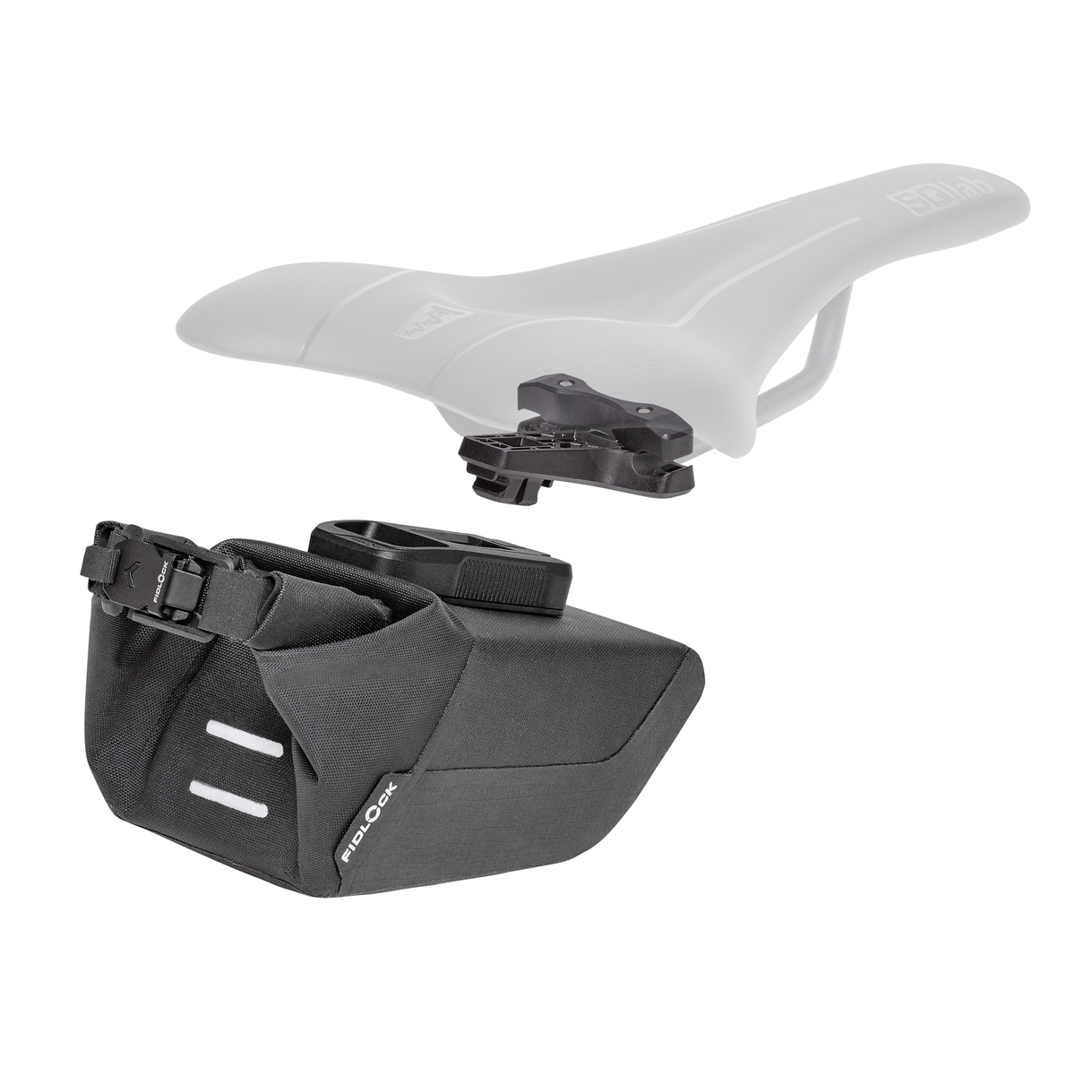 PINCLIP saddle bag + saddle base Saddle Bag and Holder