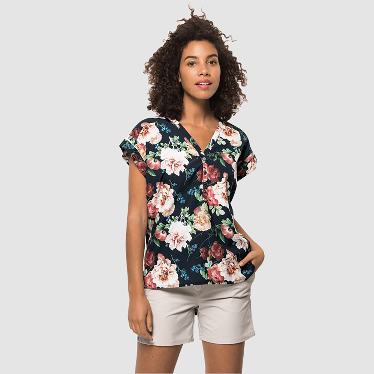 FLOWER SHIRT W Damen Bluse