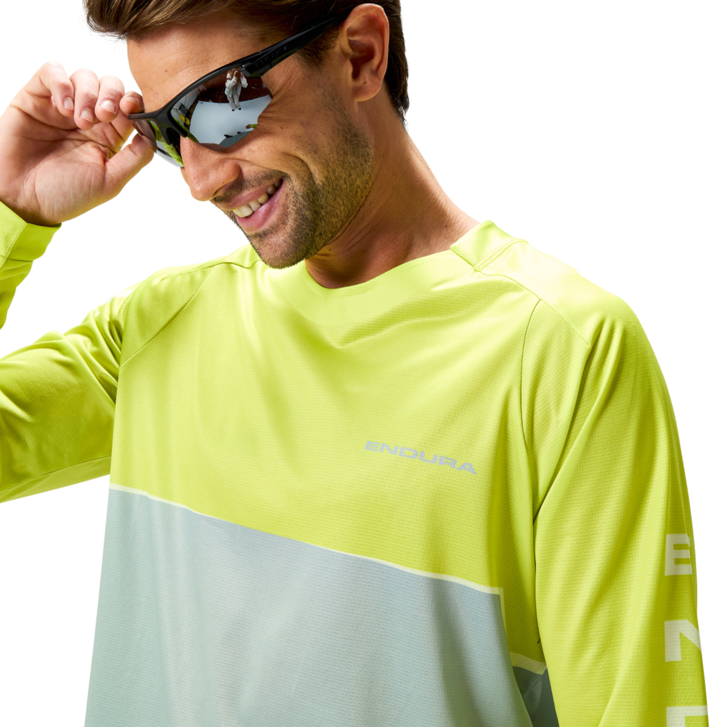 CORE PRINTED L/S TEE maillot de vélo VTT à manches longues