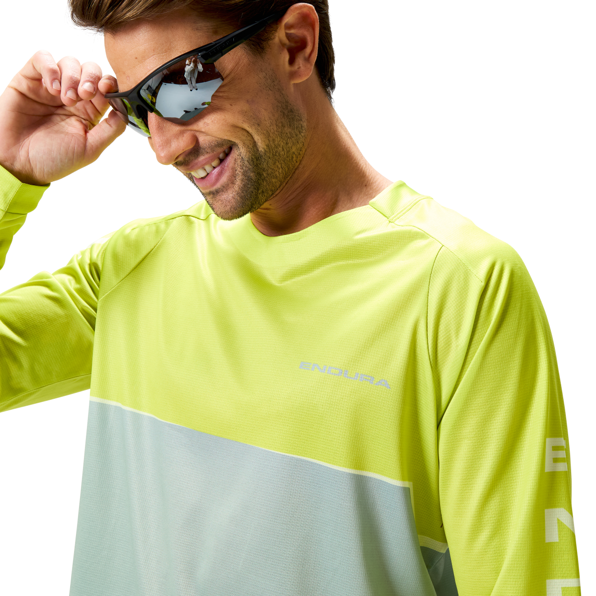 CORE PRINTED L/S TEE Long-sleeved MTB Jersey