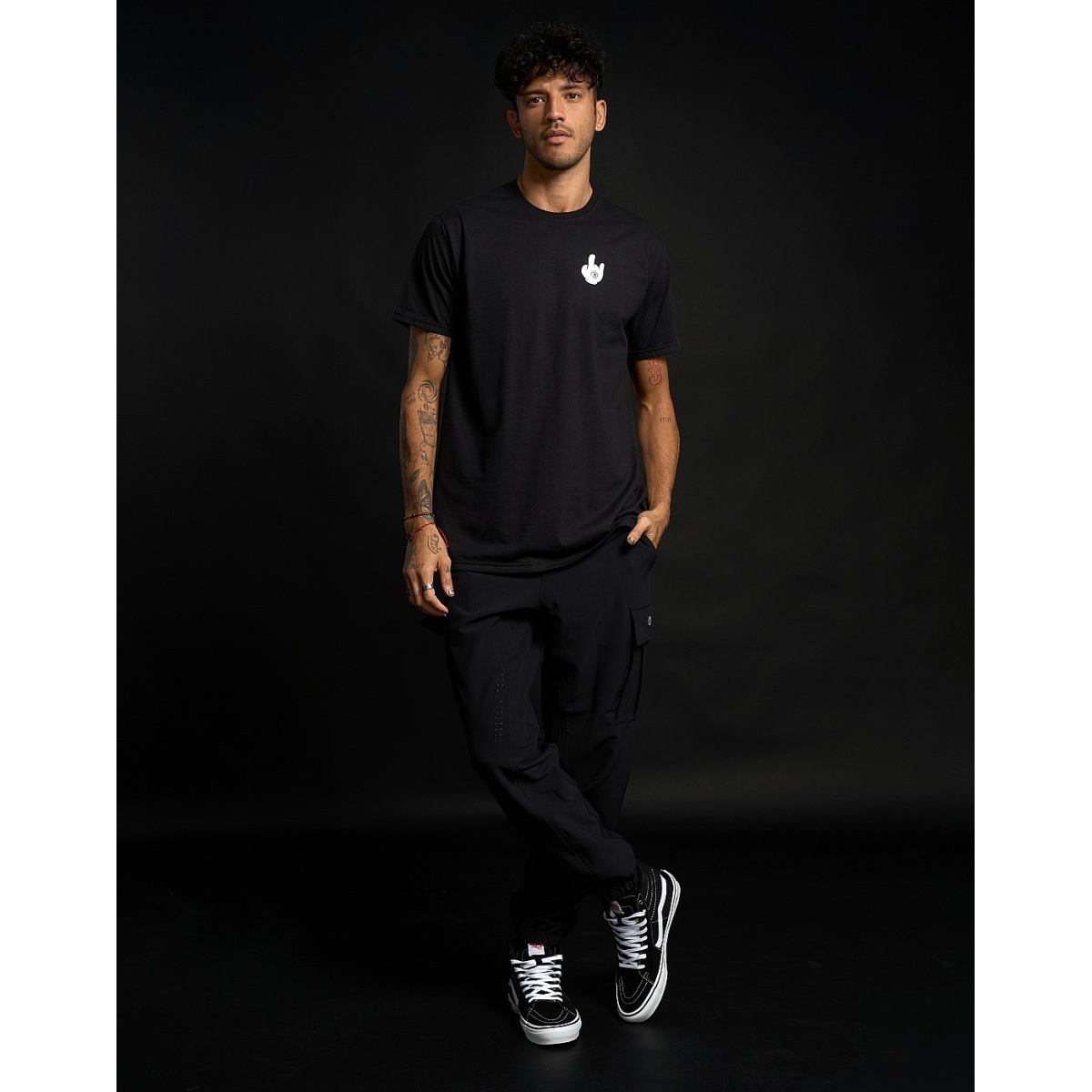 SHRED BLACK TECH TEE Short Sleeve MTB Shirt