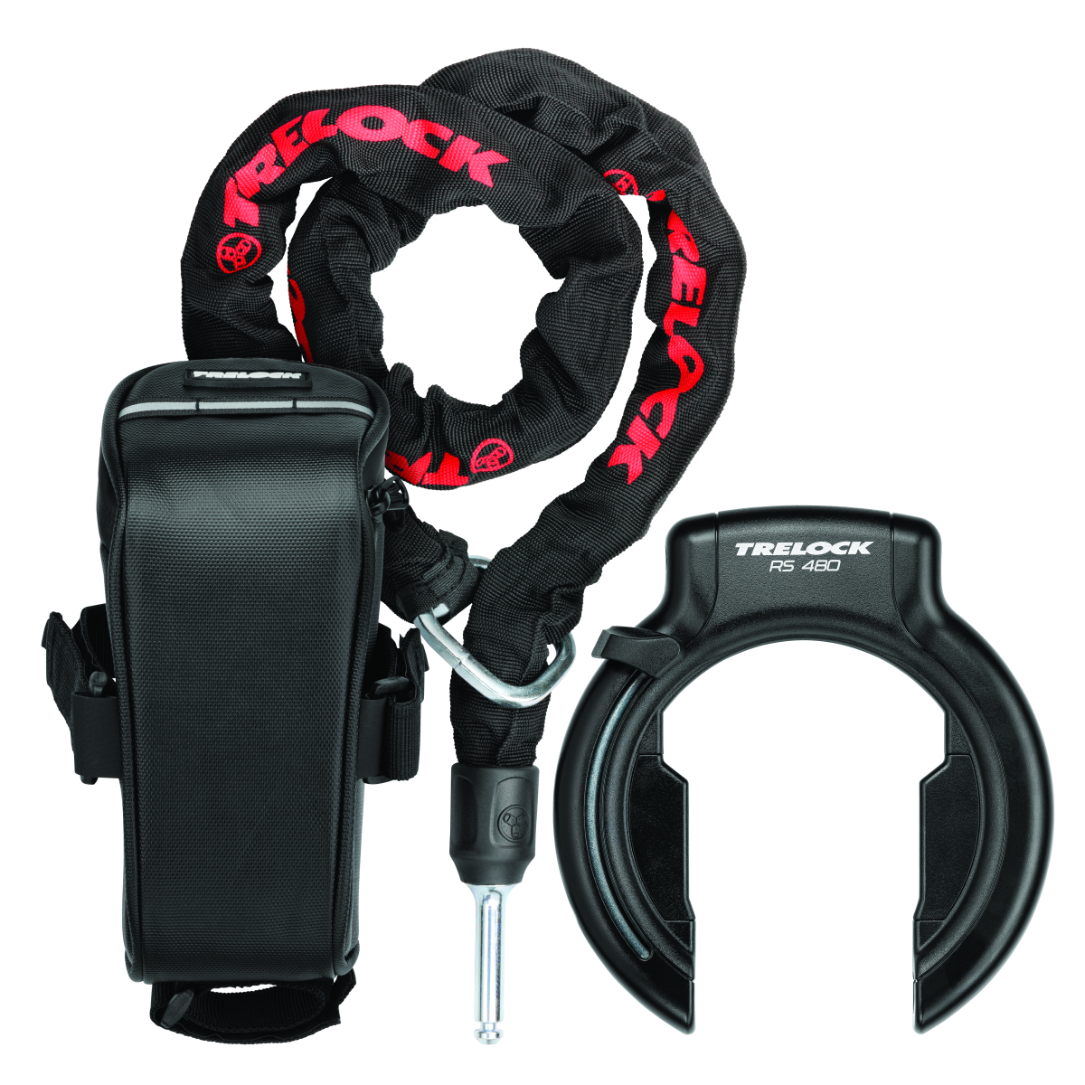 Set RS 480 XL Frame Lock (AZ / NAZ) – ZR 355 Plug-in Chain – Saddle Bag