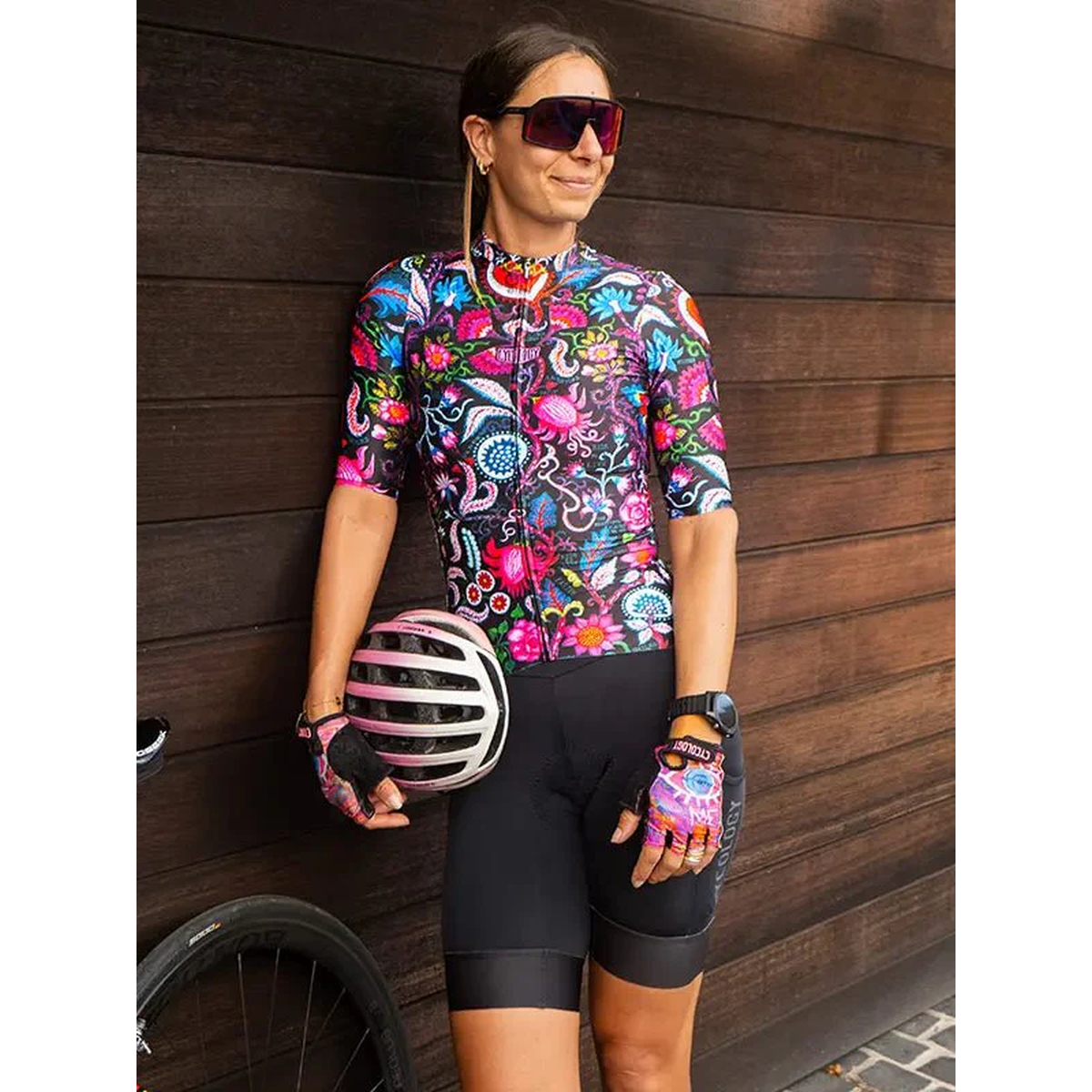 SECRET GARDEN WOMEN’S REBORN JERSEY BLACK Damen Kurzarm Radtrikot