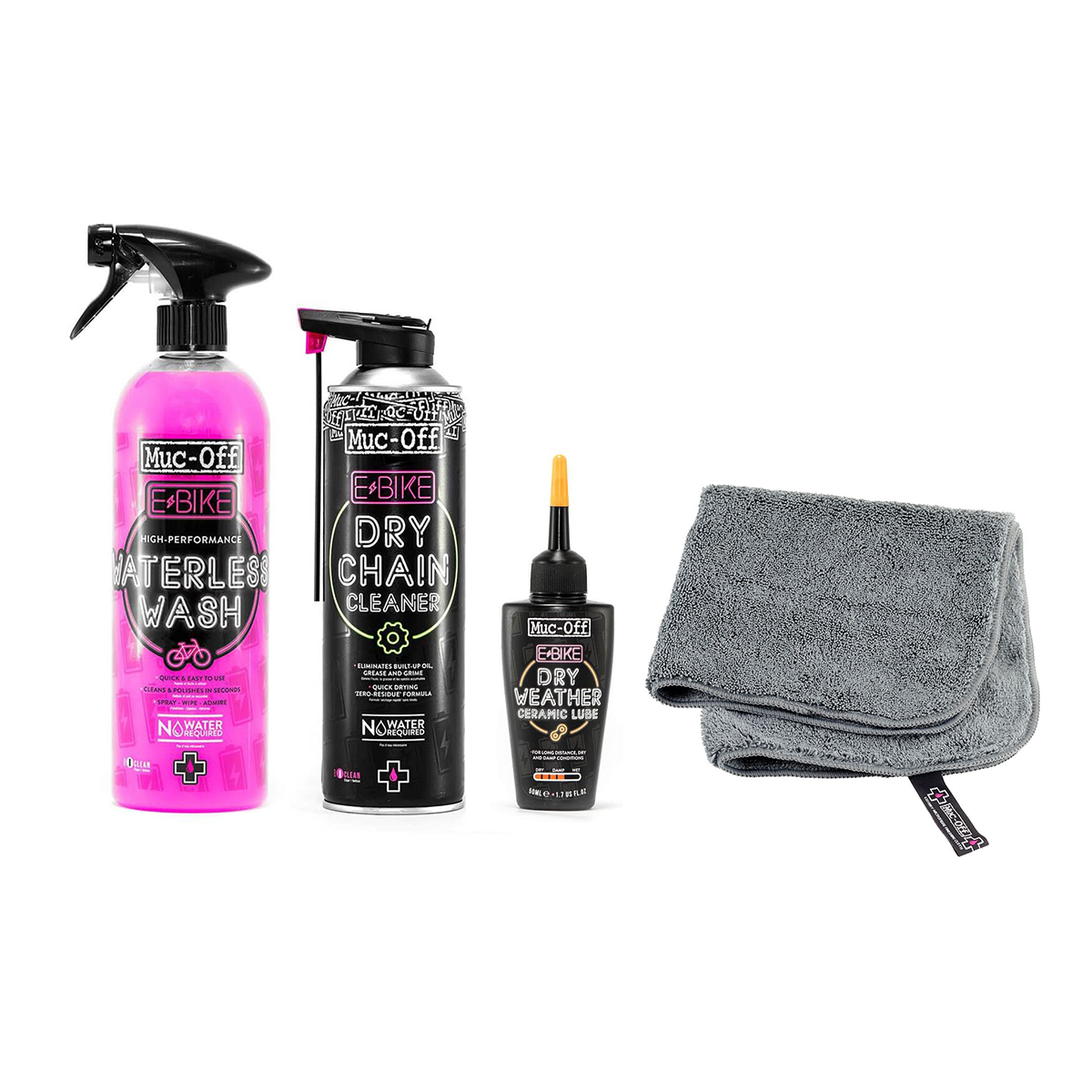 E-Bike Wash & Lube Set droogreinigings- en onderhoudsset