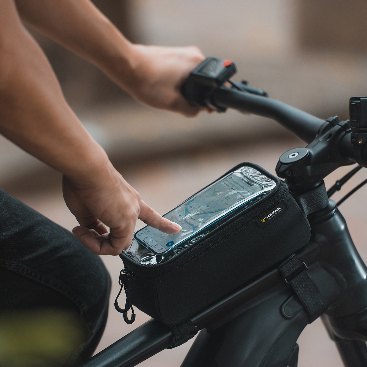 Bento Pack Top Tube Bag with Smartphone Compartment
